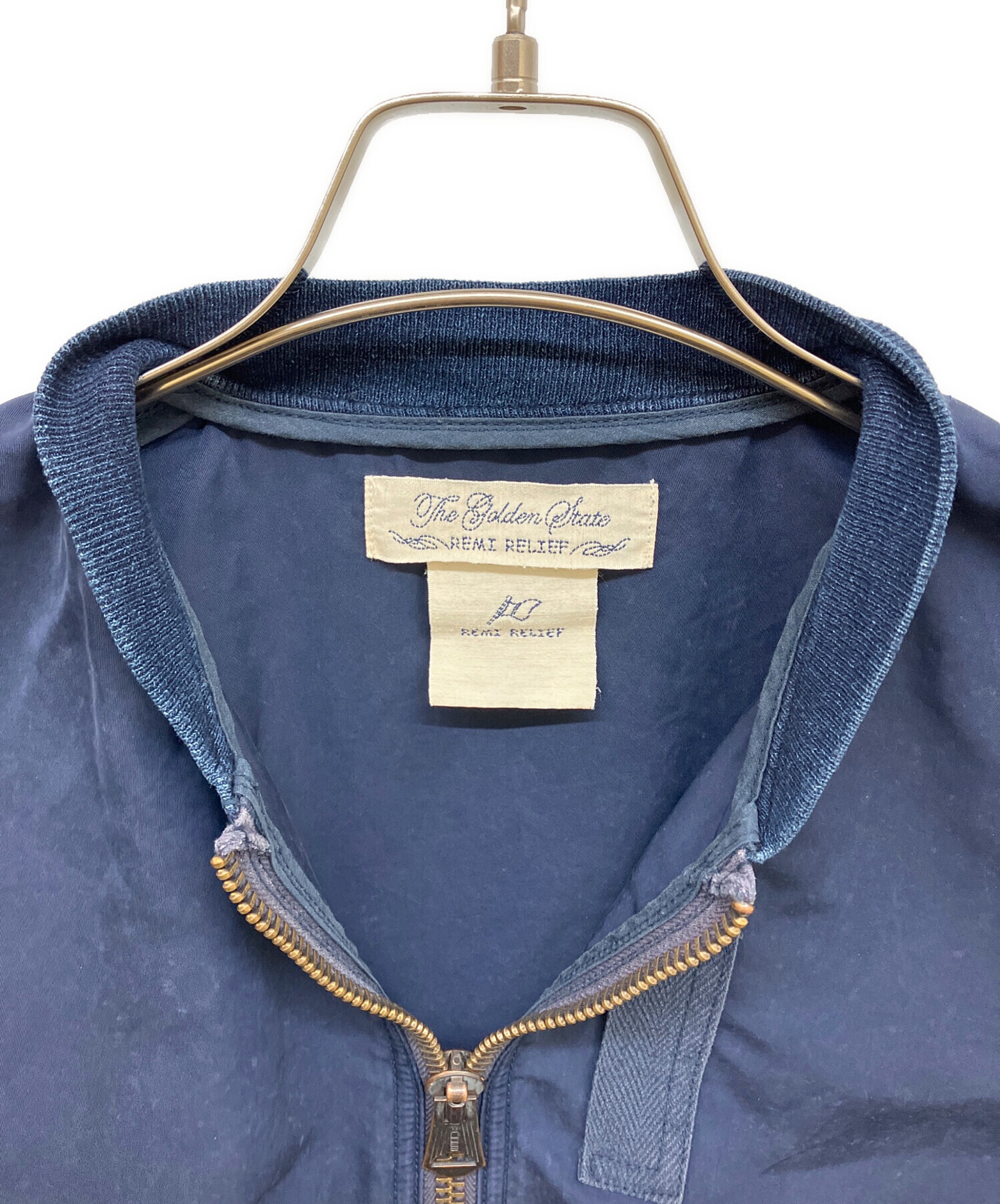 中古・古着通販】REMI RELIEF (レミレリーフ) MA-1 ブルゾン ネイビー