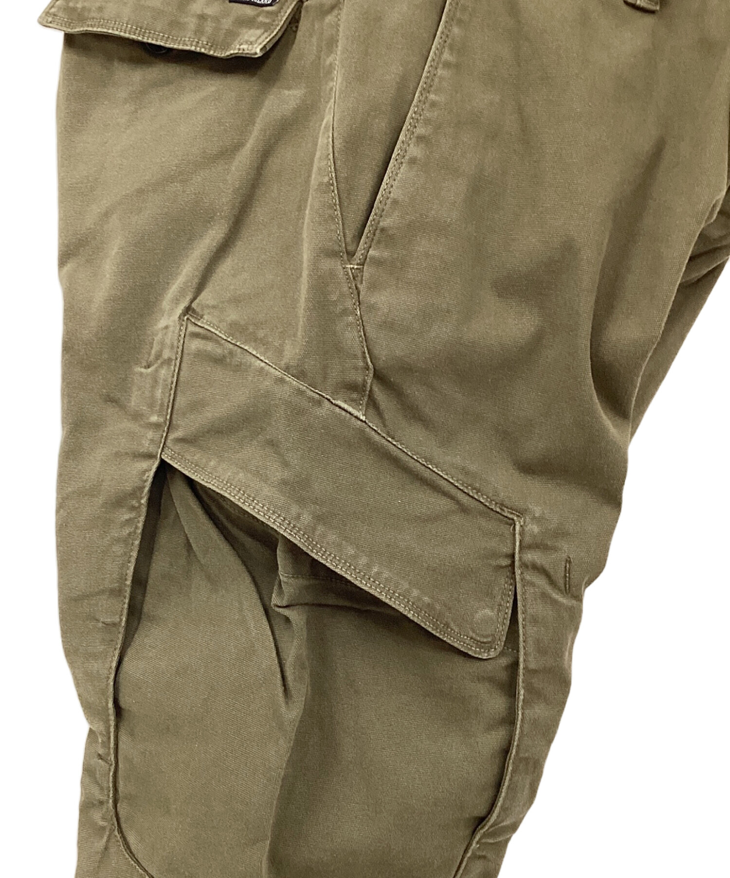 Stone  カーゴパンツ カーキ　W32 中古・古着通販】STONE ISLAND (ストーンアイランド) カーゴパンツ