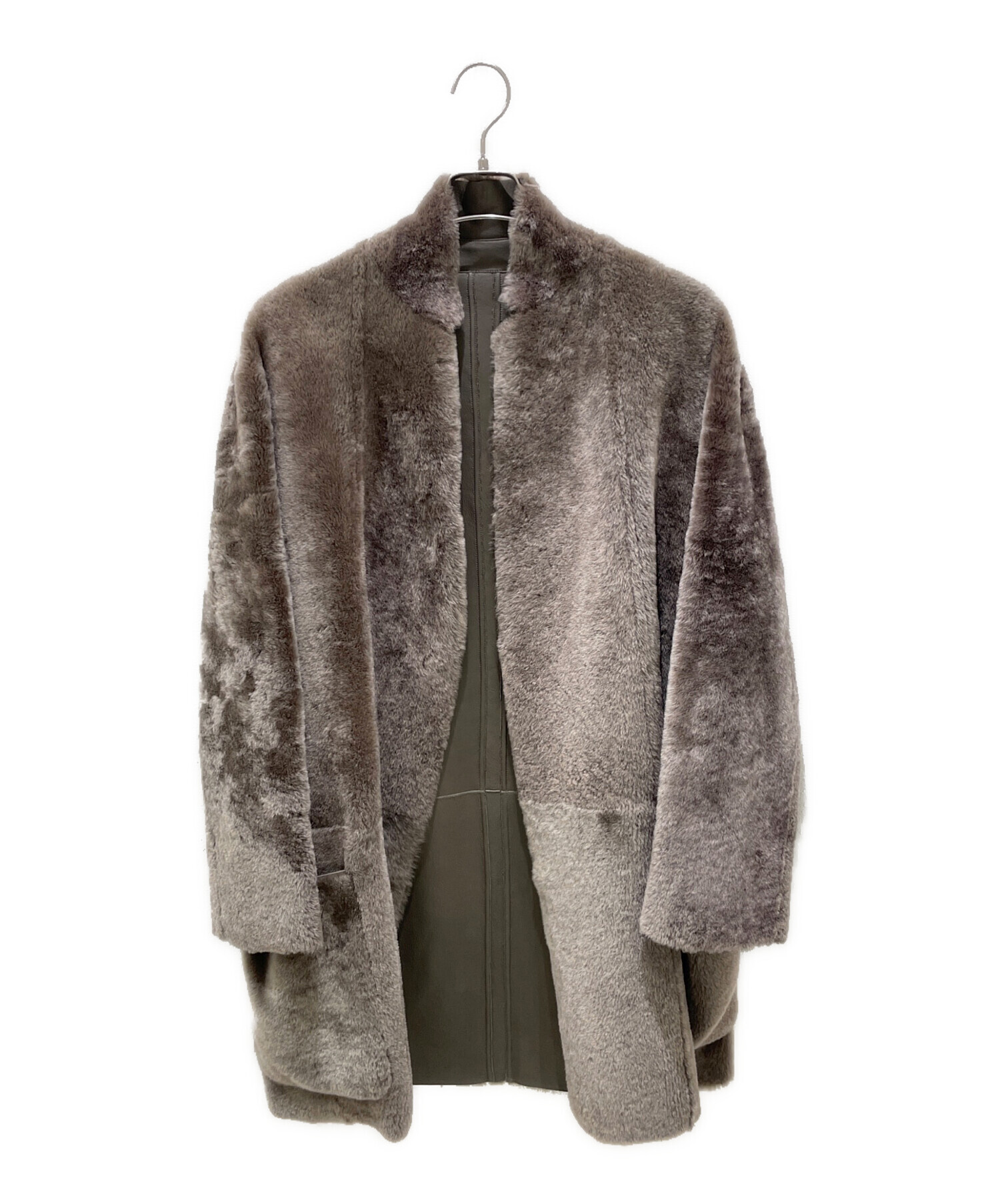 中古・古着通販】CELINE (セリーヌ) リバーシブルムートンコート モカ