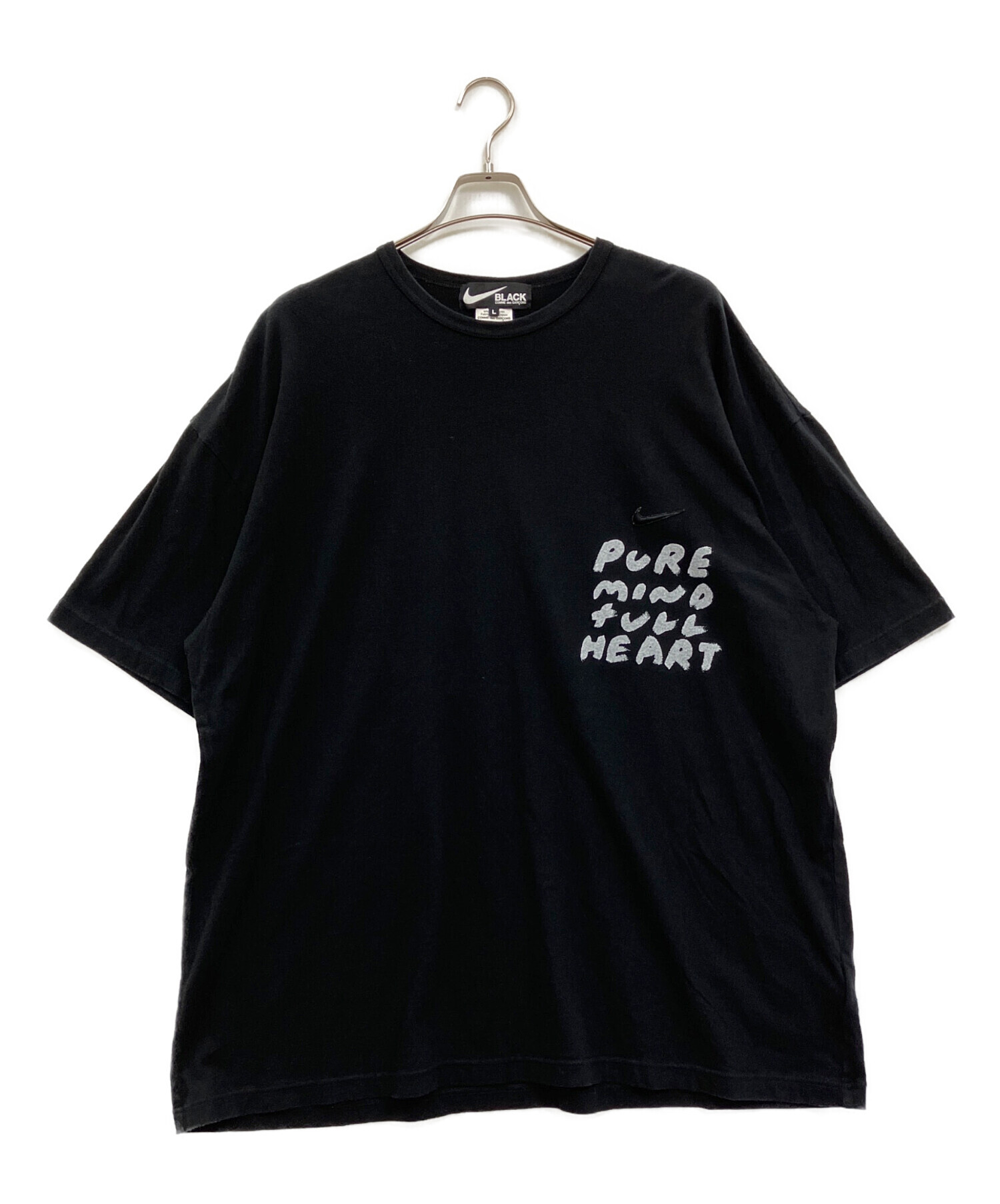 【神サイズ】ブラックコムデギャルソン☆ナイキ　コラボＴシャツ　入手困難　a14 中古・古着通販】BLACK COMME des GARCONS (ブラックコムデギャルソン