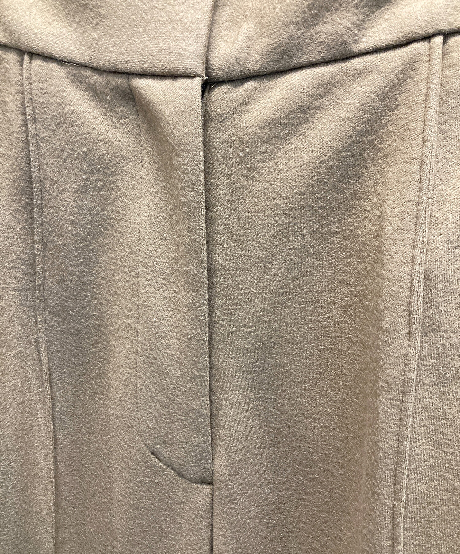 中古・古着通販】CINOH (チノ) WOOL JERSEY PINTUCK PANTS ブラウン