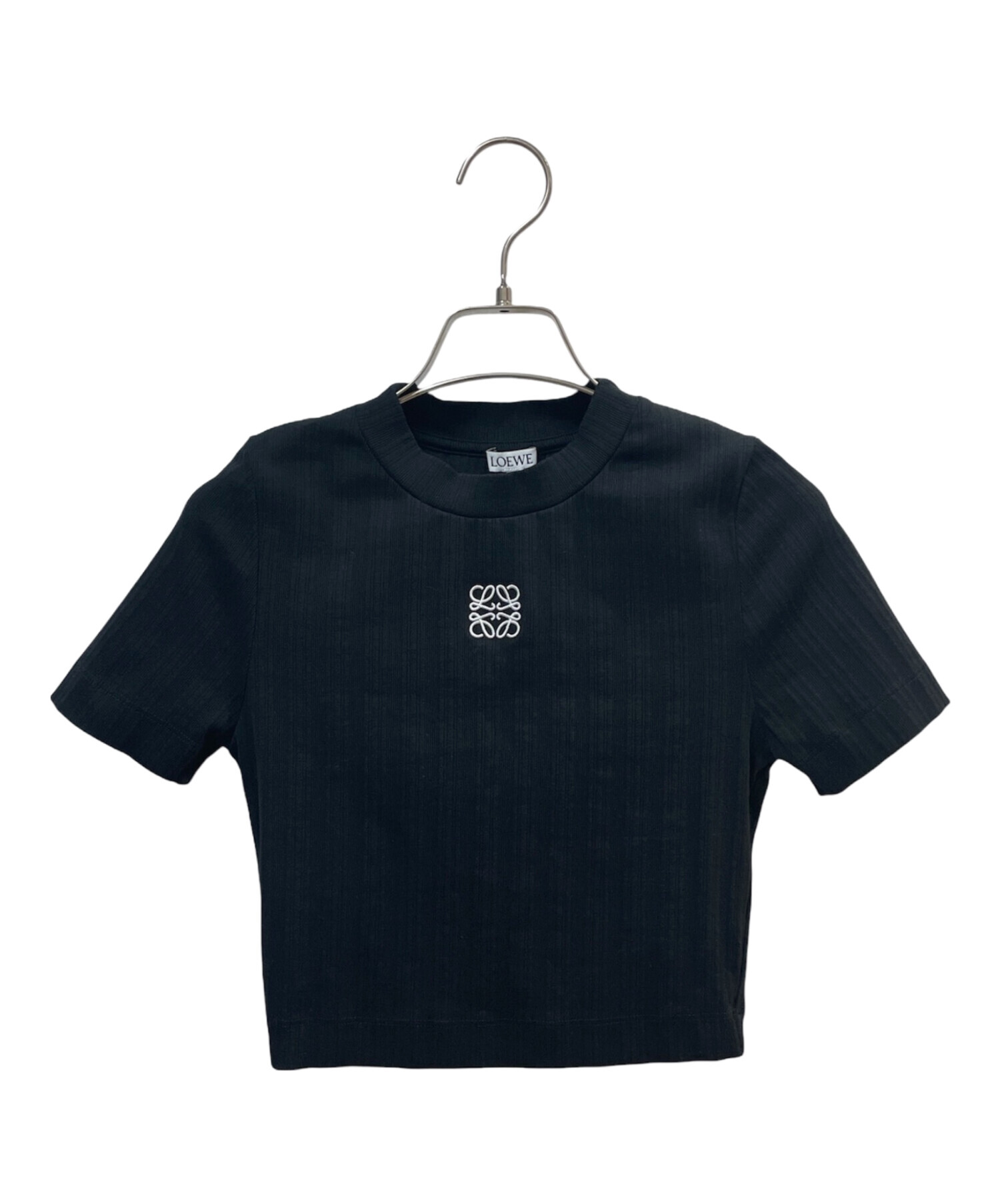 LOEWE ロエベ Tシャツ 半袖 黒 アナグラムフェイクポケット 【公式通販】