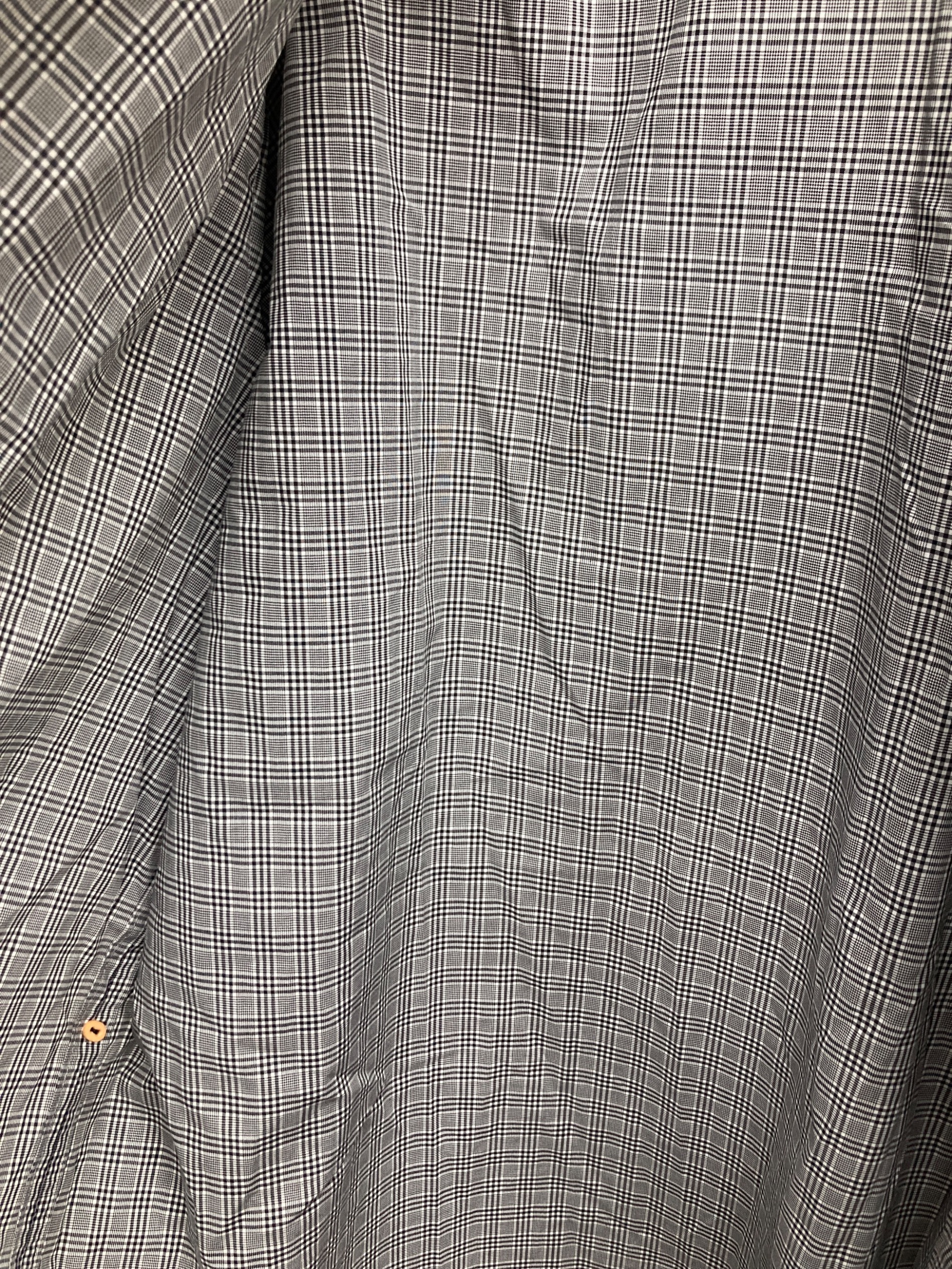 中古・古着通販】SUNSEA (サンシー) White BK Check GIGOLO Shirt 改