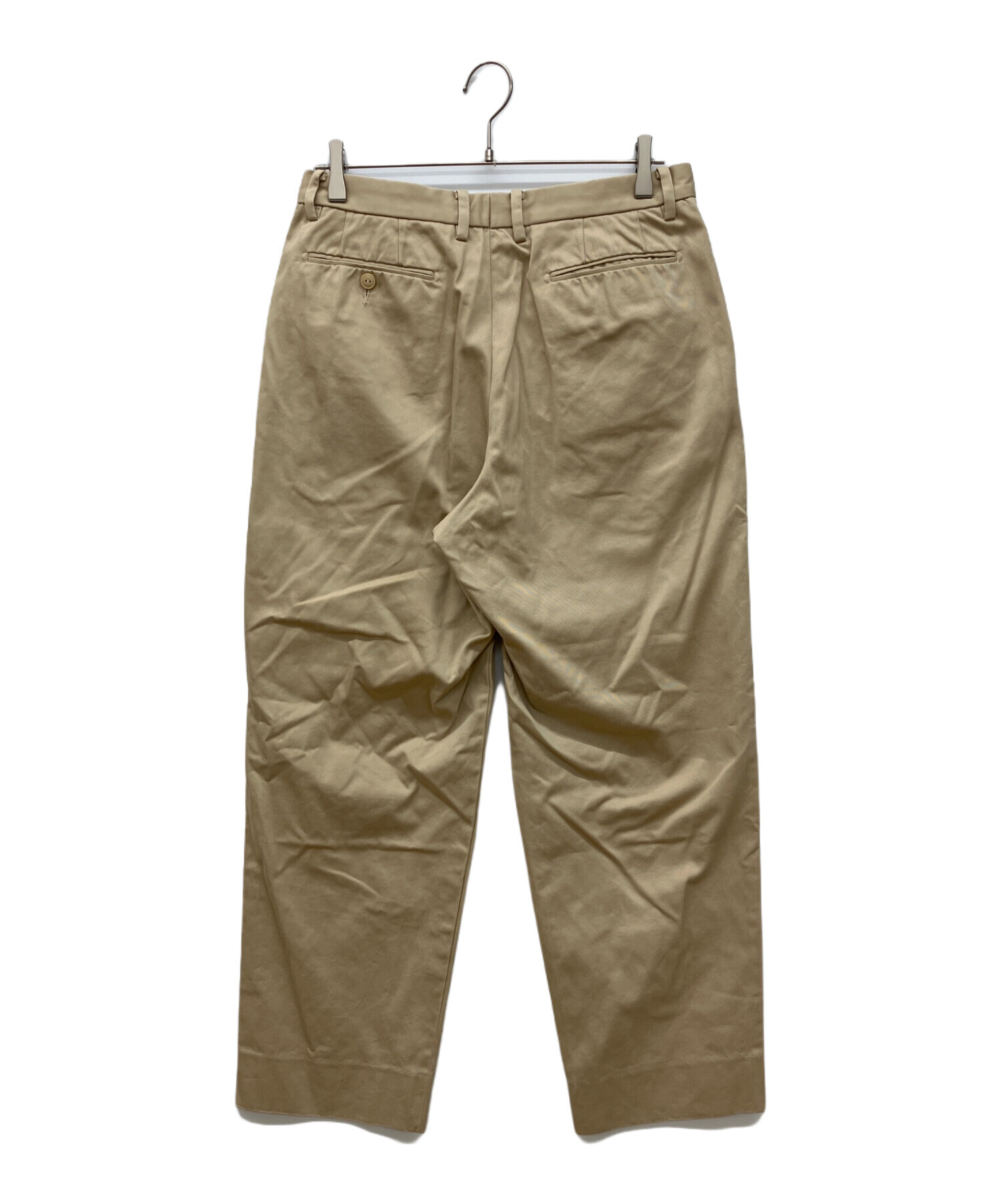 中古・古着通販】COMOLI (コモリ) BEAMS (ビームス) 2タックチノパン