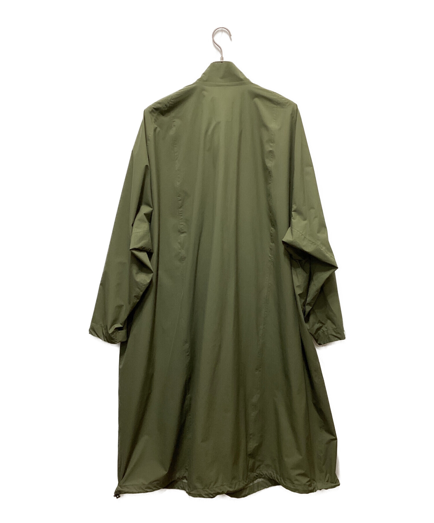 HYKE PERTEX ミリタリーコート 中古・古着通販】HYKE (ハイク) PERTEX MILITARY COAT オリーブ サイズ