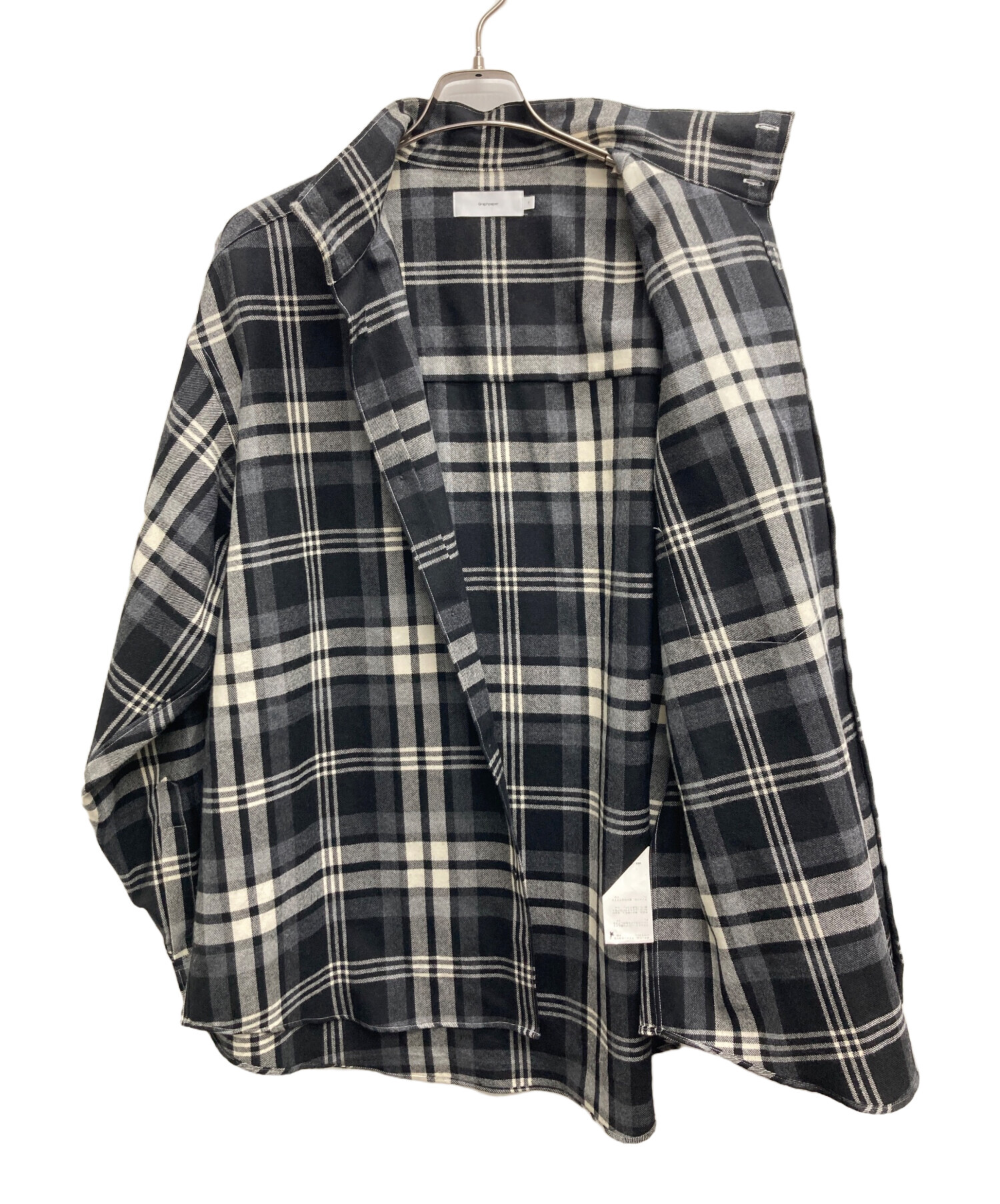 中古・古着通販】Graphpaper (グラフペーパー) シャツ ブラック