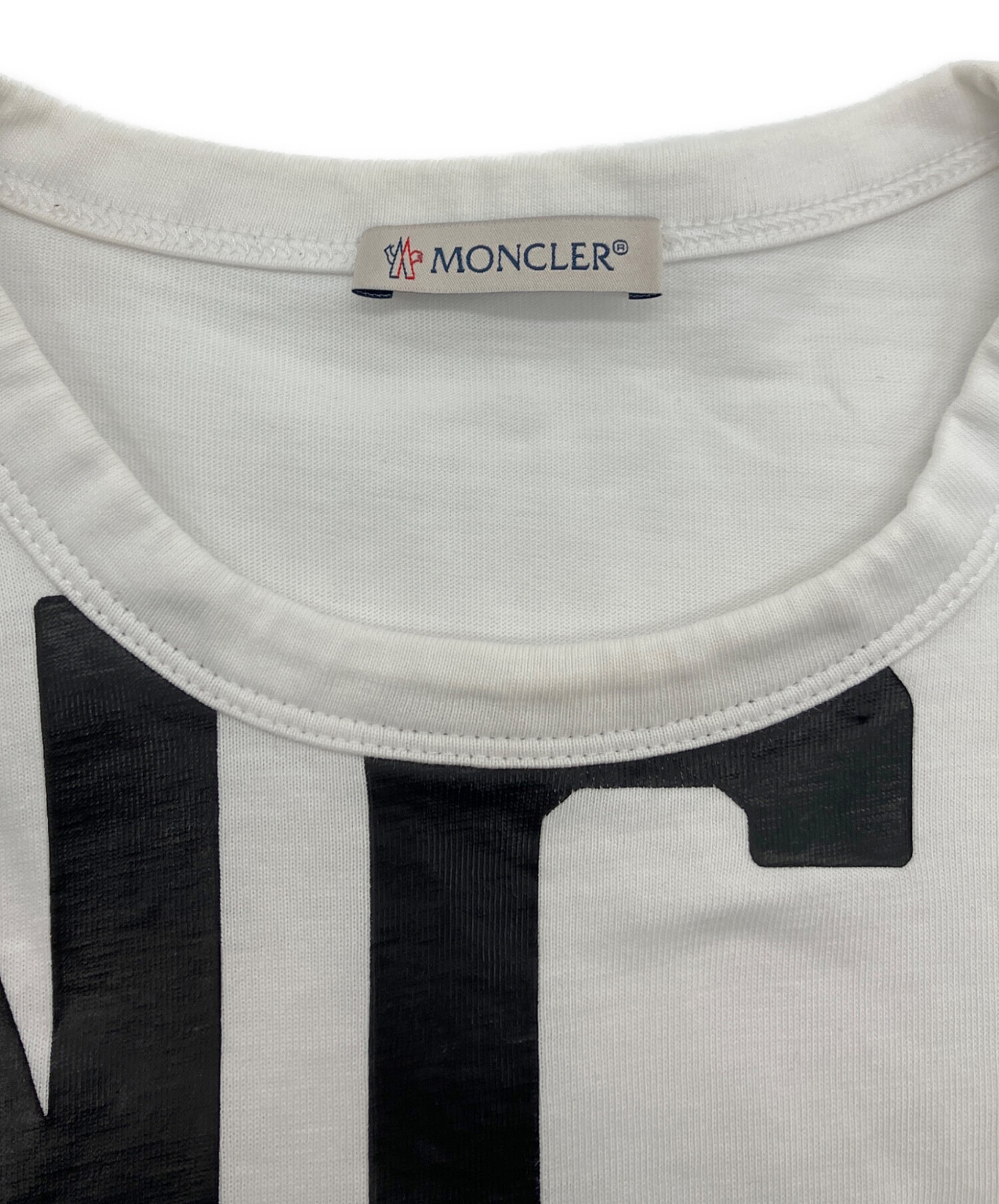 中古・古着通販】MONCLER (モンクレール) MAGLIA T-SHIRT ホワイト