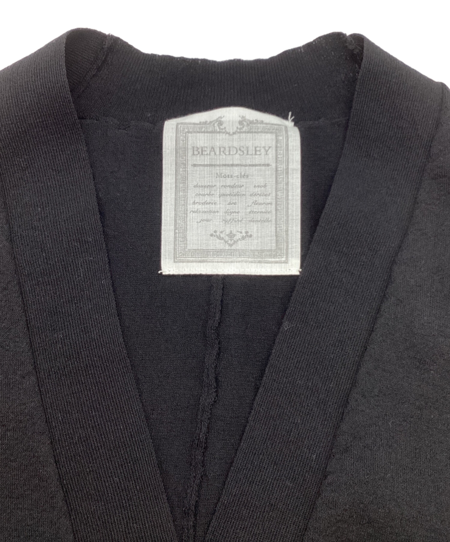 中古・古着通販】BEARDSLEY (ビアズリー) 半袖ポンチョカーディガン