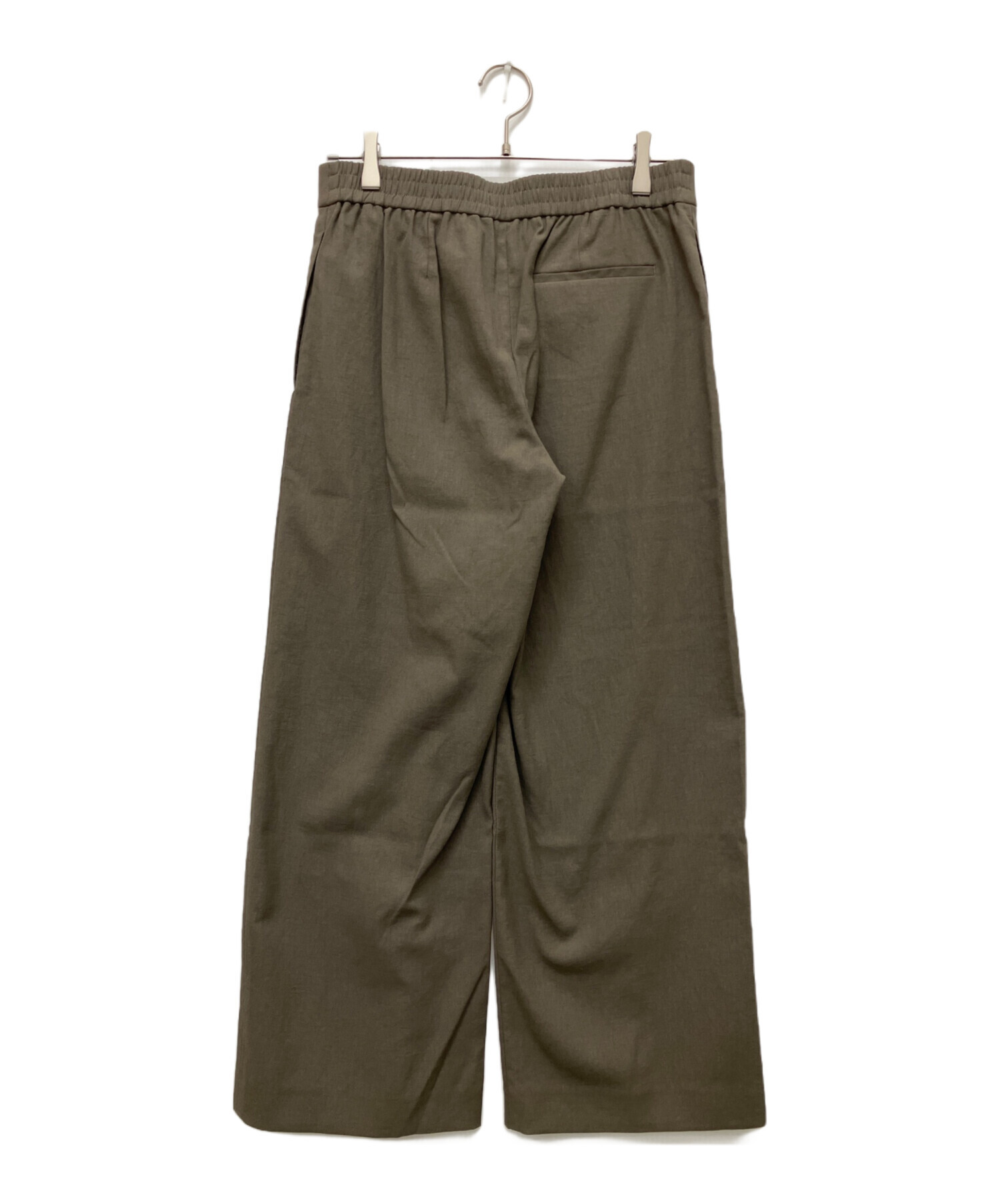 中古・古着通販】theory (セオリー) クロップドパンツ オリーブ サイズ