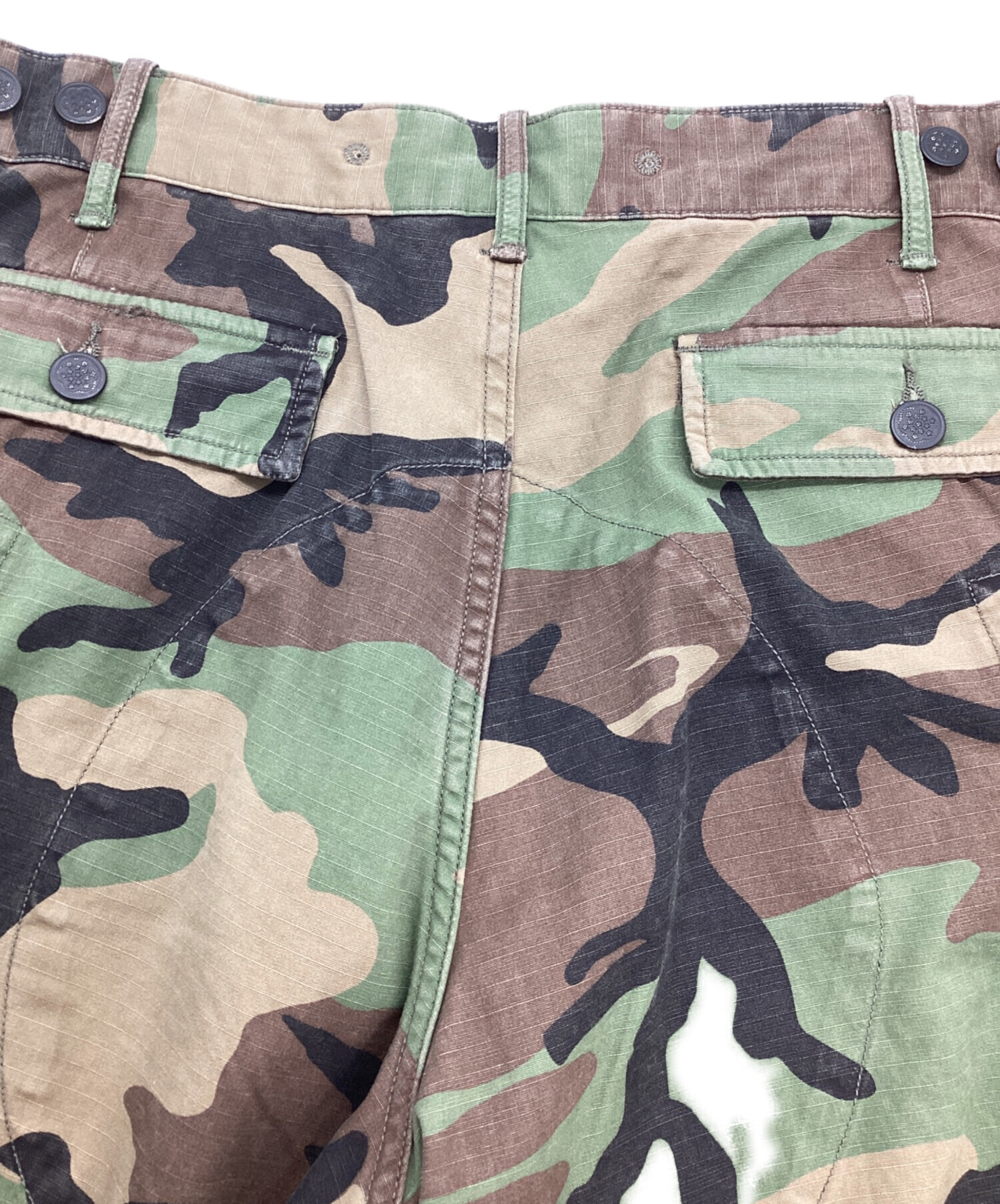 中古・古着通販】RRL (ダブルアールエル) カモカーゴショートパンツ