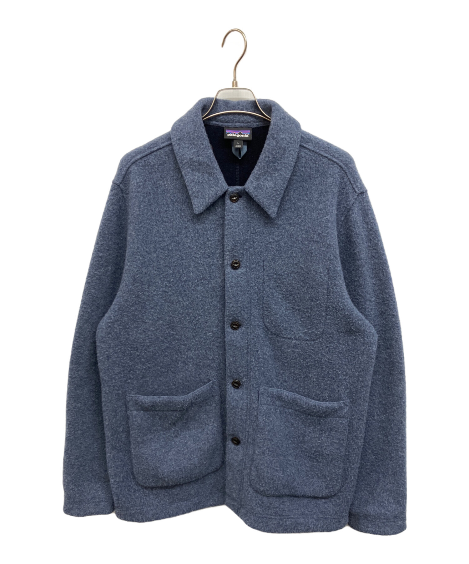 patagonia ウーリーチョアコート L ブルー 中古・古着通販】Patagonia (パタゴニア) ウールチョアコート ブルー
