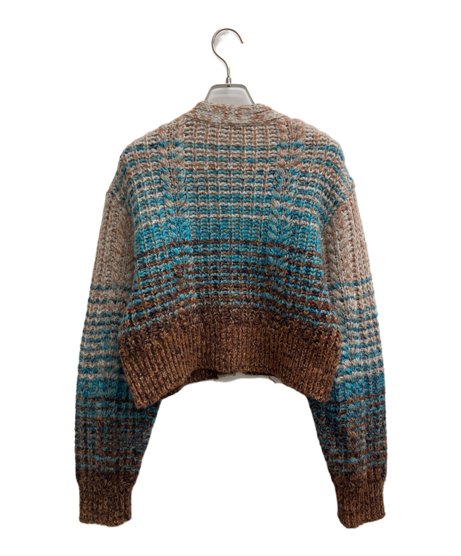 中古・古着通販】MURRAL (ミューラル) Gradation Knit short cardigan