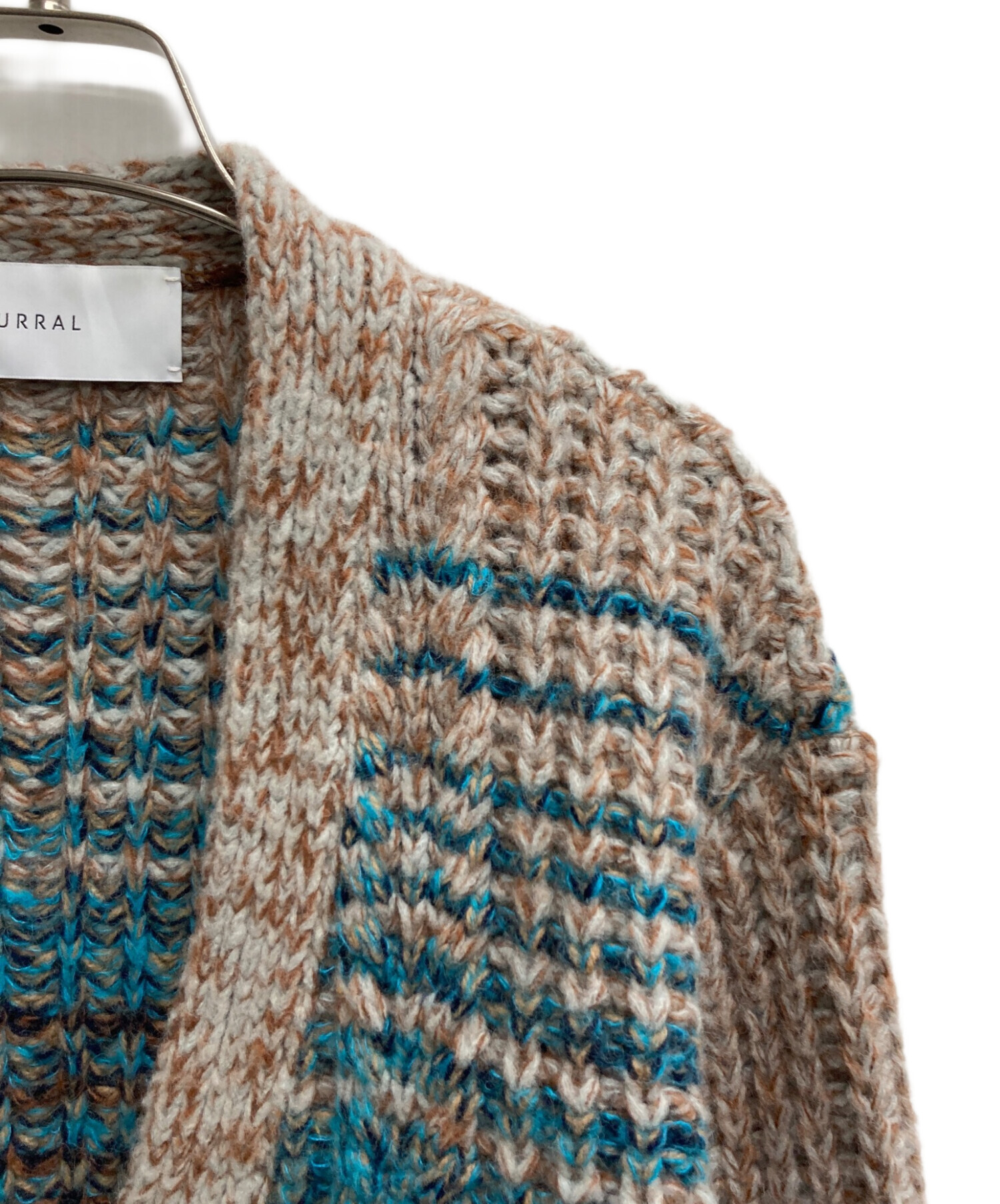 MURRAL グラデーション カーディガン 中古・古着通販】MURRAL (ミューラル) Gradation Knit short cardigan
