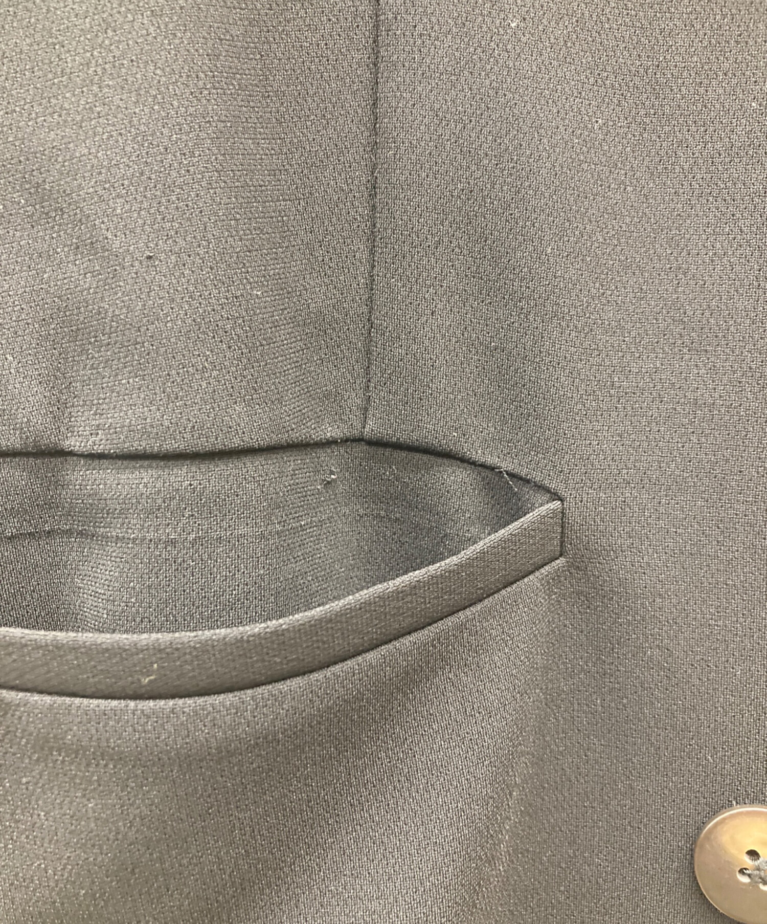 中古・古着通販】theory (セオリー) ADMIRAL CREPE SEAM VT ブラック