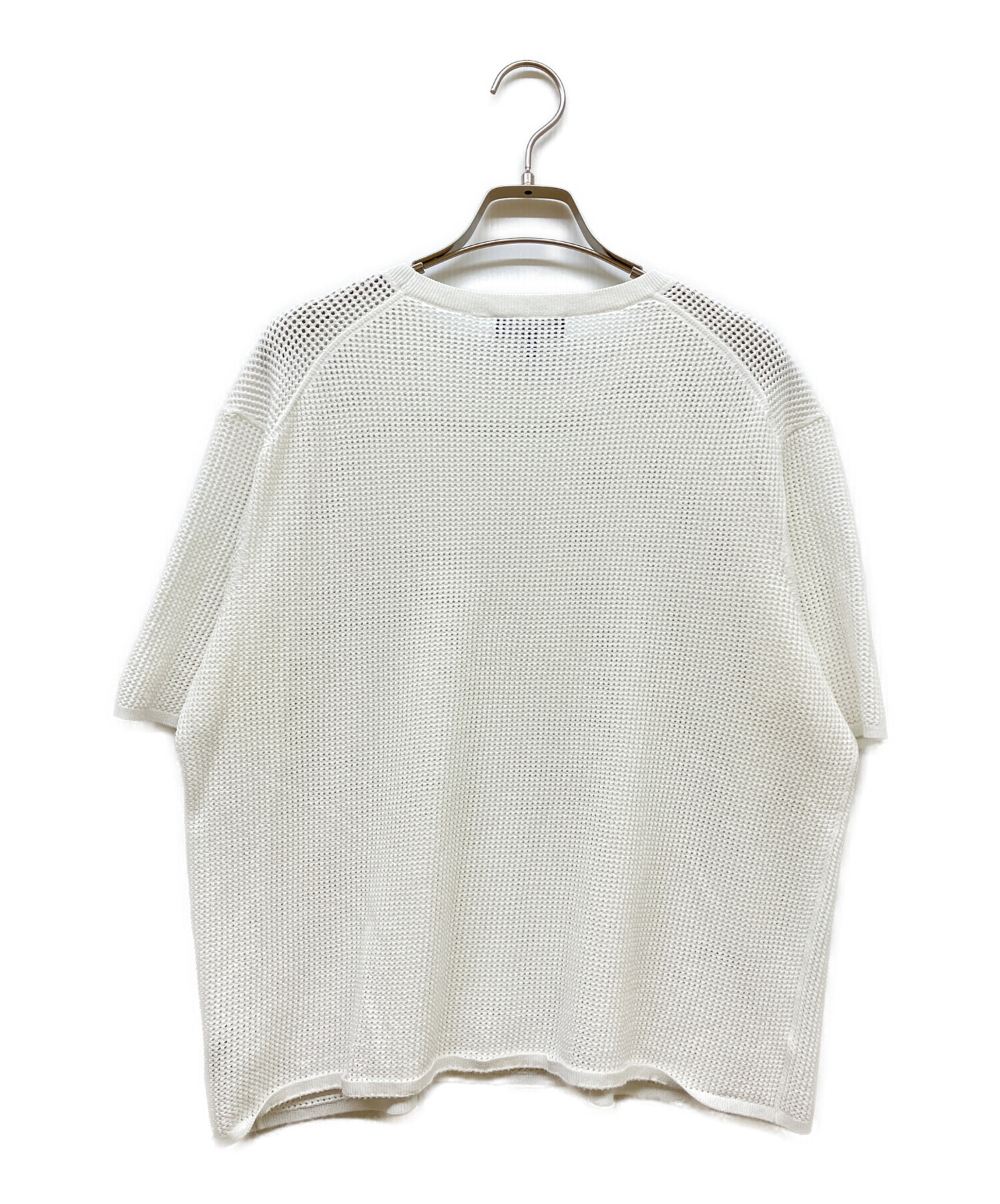 中古・古着通販】theory (セオリー) Wooster Crepe Knit Pointelle Tee