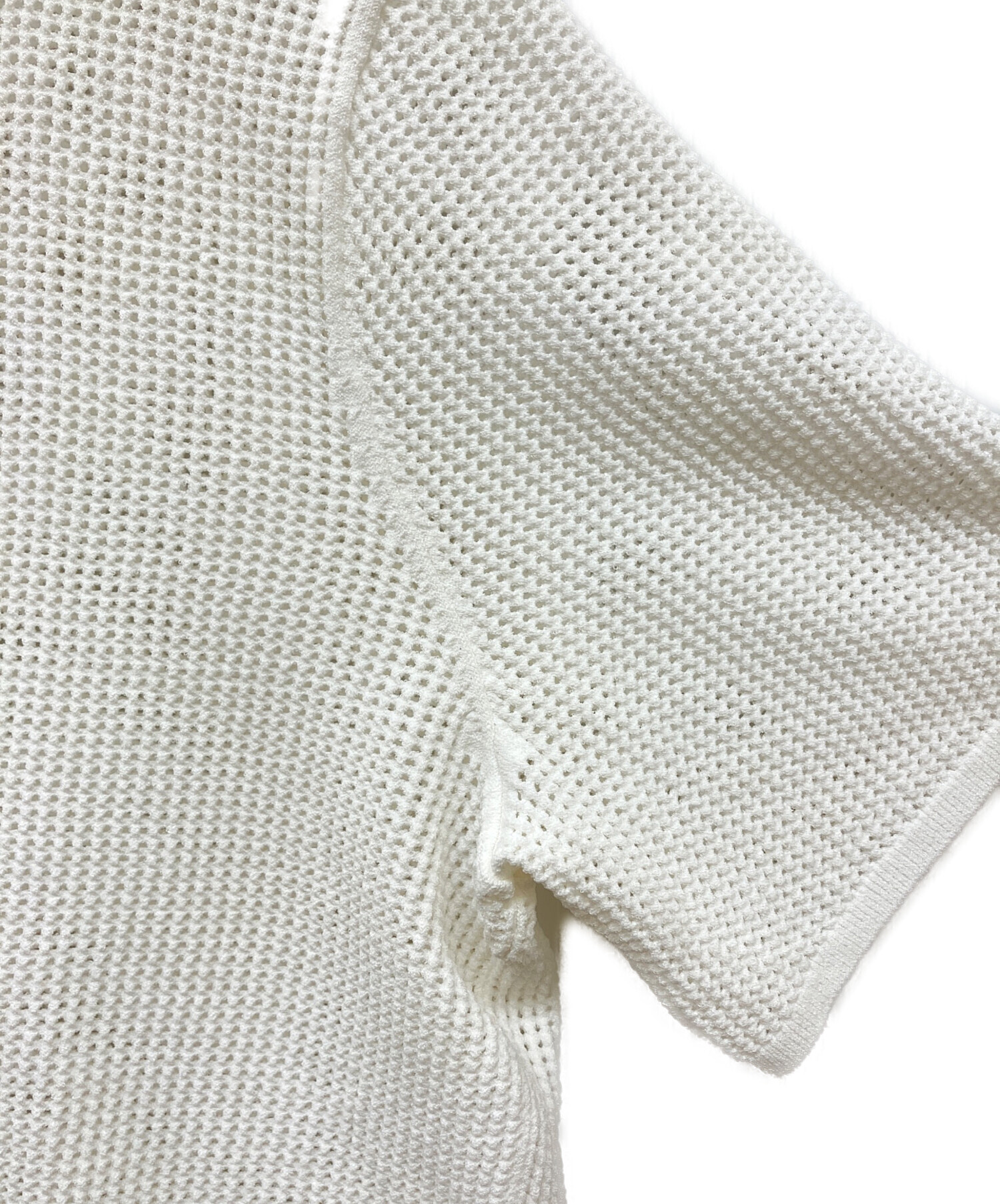 中古・古着通販】theory (セオリー) Wooster Crepe Knit Pointelle Tee