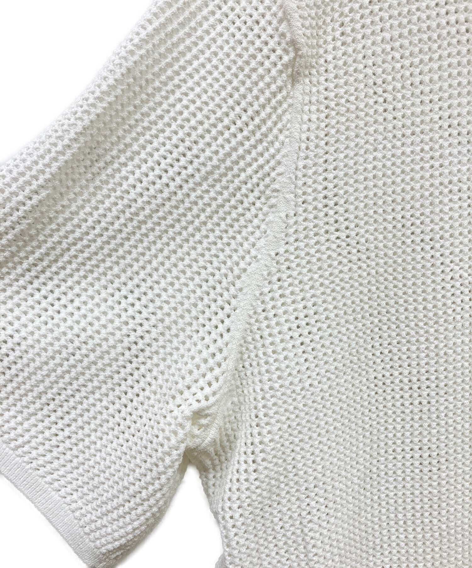 中古・古着通販】theory (セオリー) Wooster Crepe Knit Pointelle Tee