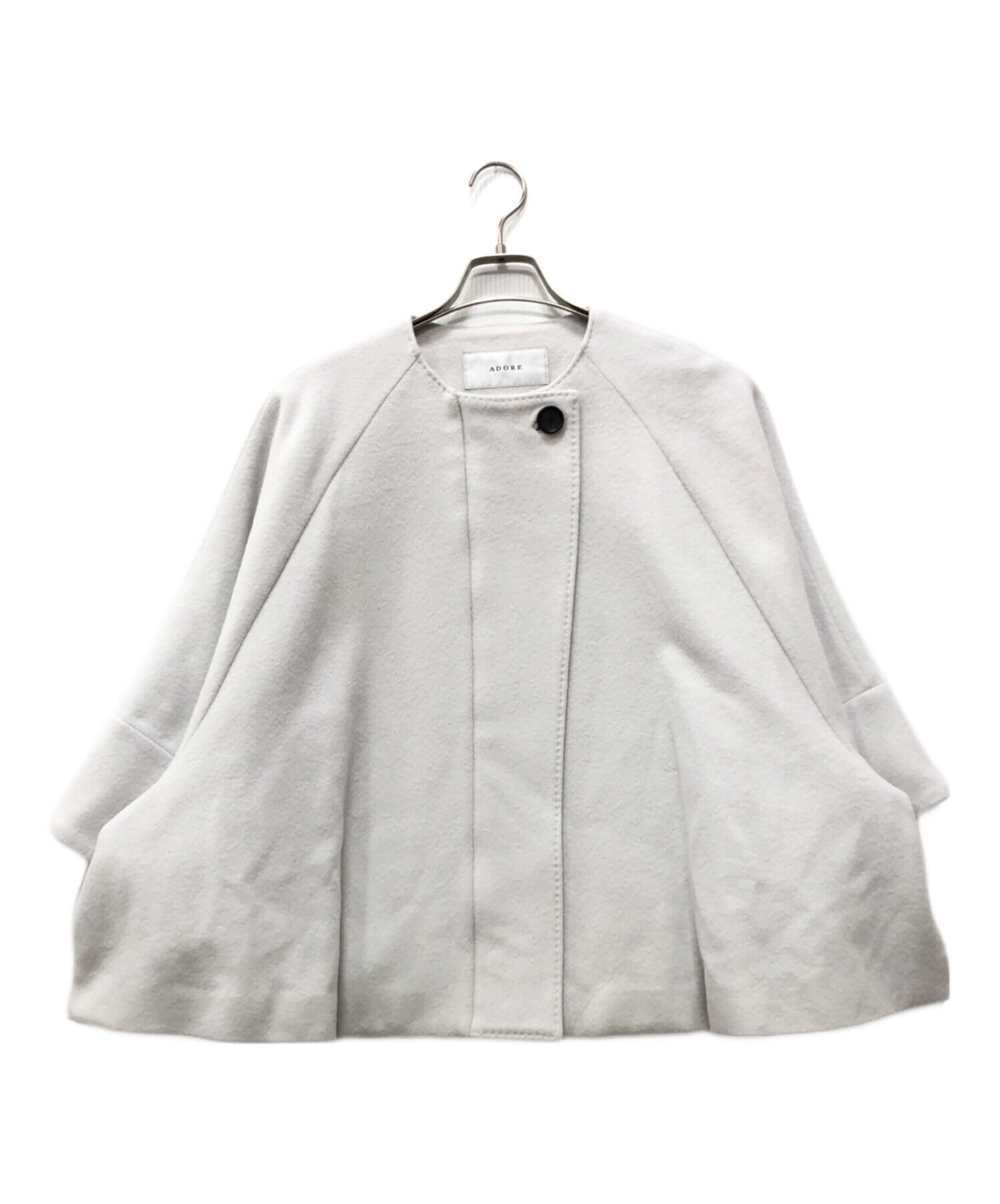 中古・古着通販】ADORE (アドーア) ウールビーバージャケット グレー