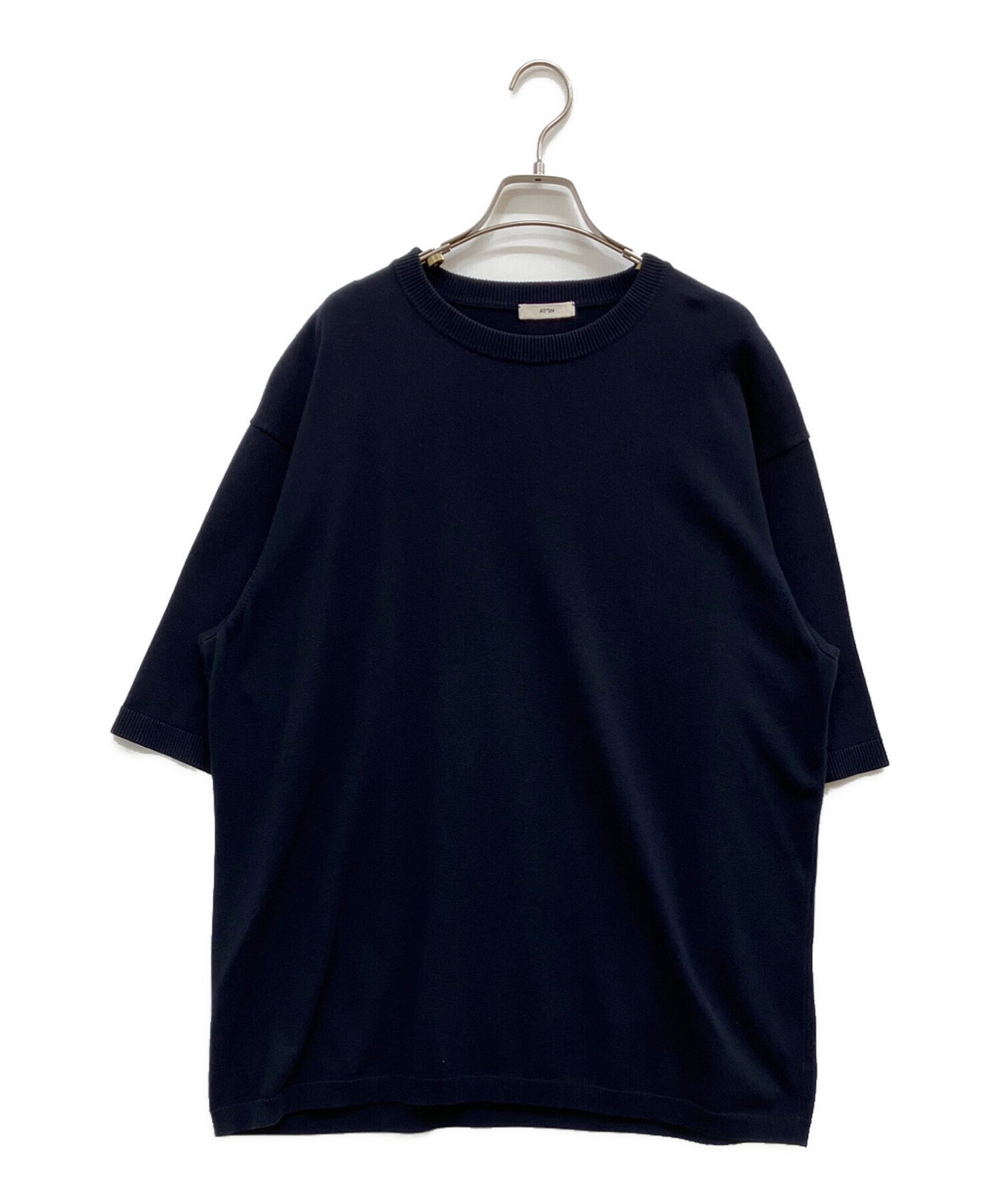 中古・古着通販】ATON (エイトン) NATURAL DYE HALF SLEEVE SWEATER