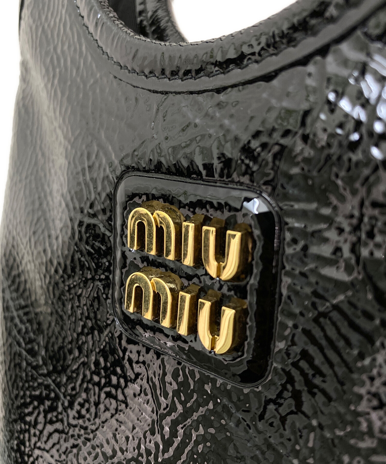 中古・古着通販】MIU MIU (ミュウミュウ) アイビー パテントレザー