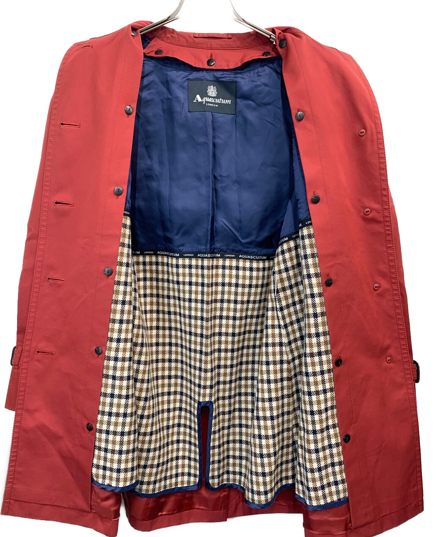 中古・古着通販】Aquascutum (アクアスキュータム) ライナー付コート 