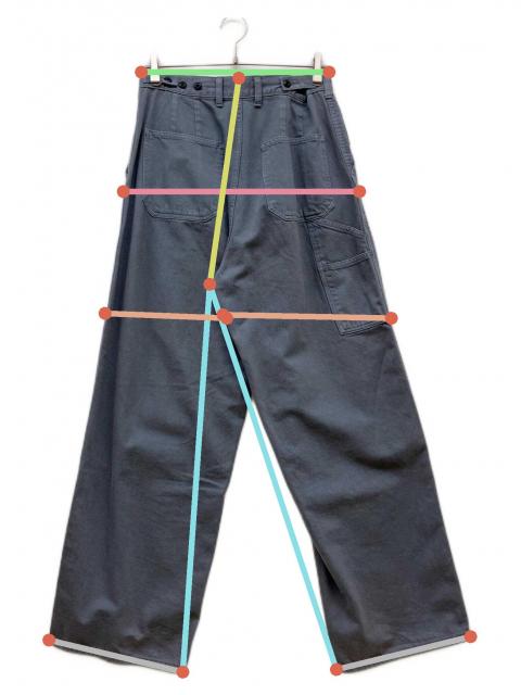 中古・古着通販】THE SHISHIKUI (シシクイ) Painter pants ブルー