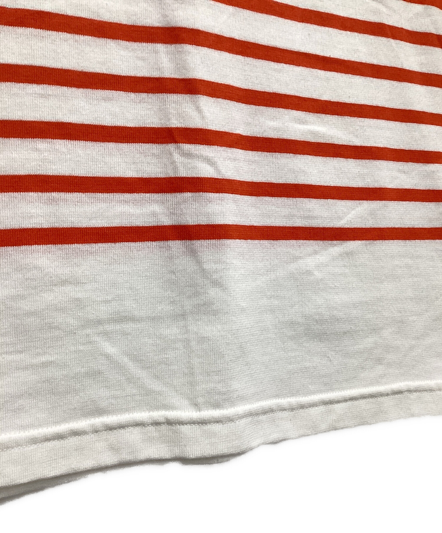 中古・古着通販】OUTIL (ウティ) TRICOT AASTバスクシャツ オレンジ