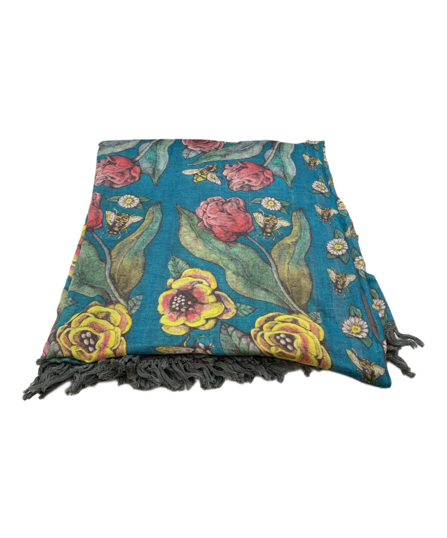 中古・古着通販】Yuko Higuchi (ユウコ ヒグチ) 花と蜂大判ストール