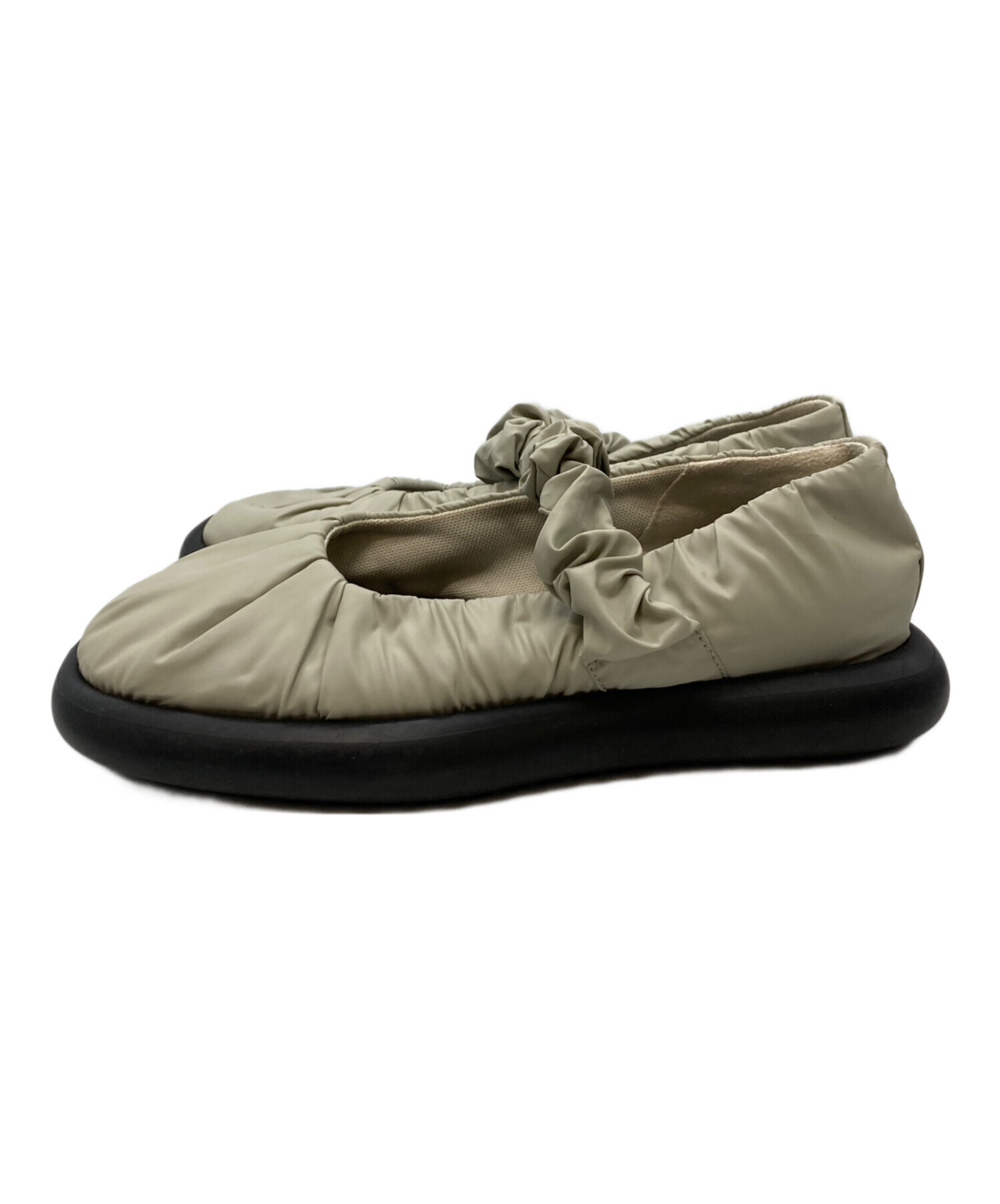 新品、未使用品。カンペールフラットシューズ 中古・古着通販】CAMPER (カンペール) フラットシューズ ライトグレー