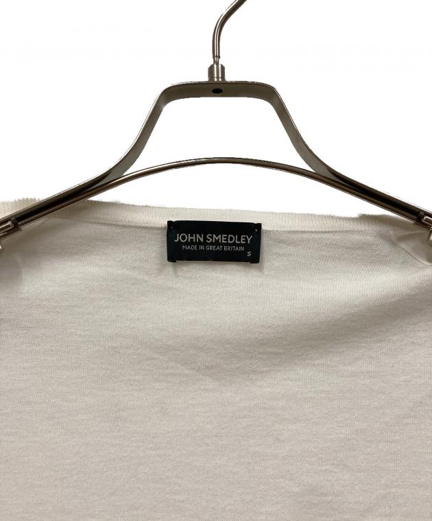 JOHN SMEDLEY ジョンスメドレー カーディガン S アイボリー系 【古着】【中古】 中古・古着通販】JOHN SMEDLEY (ジョンスメドレー) シーアイランド