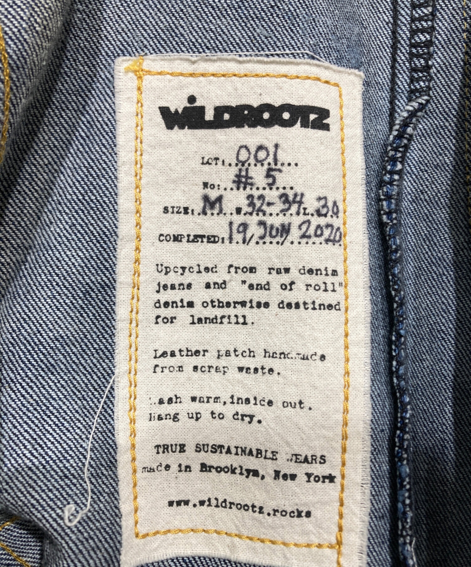 中古・古着通販】WILDROOTZ (ワイルドルーツ) パッチワークデニム