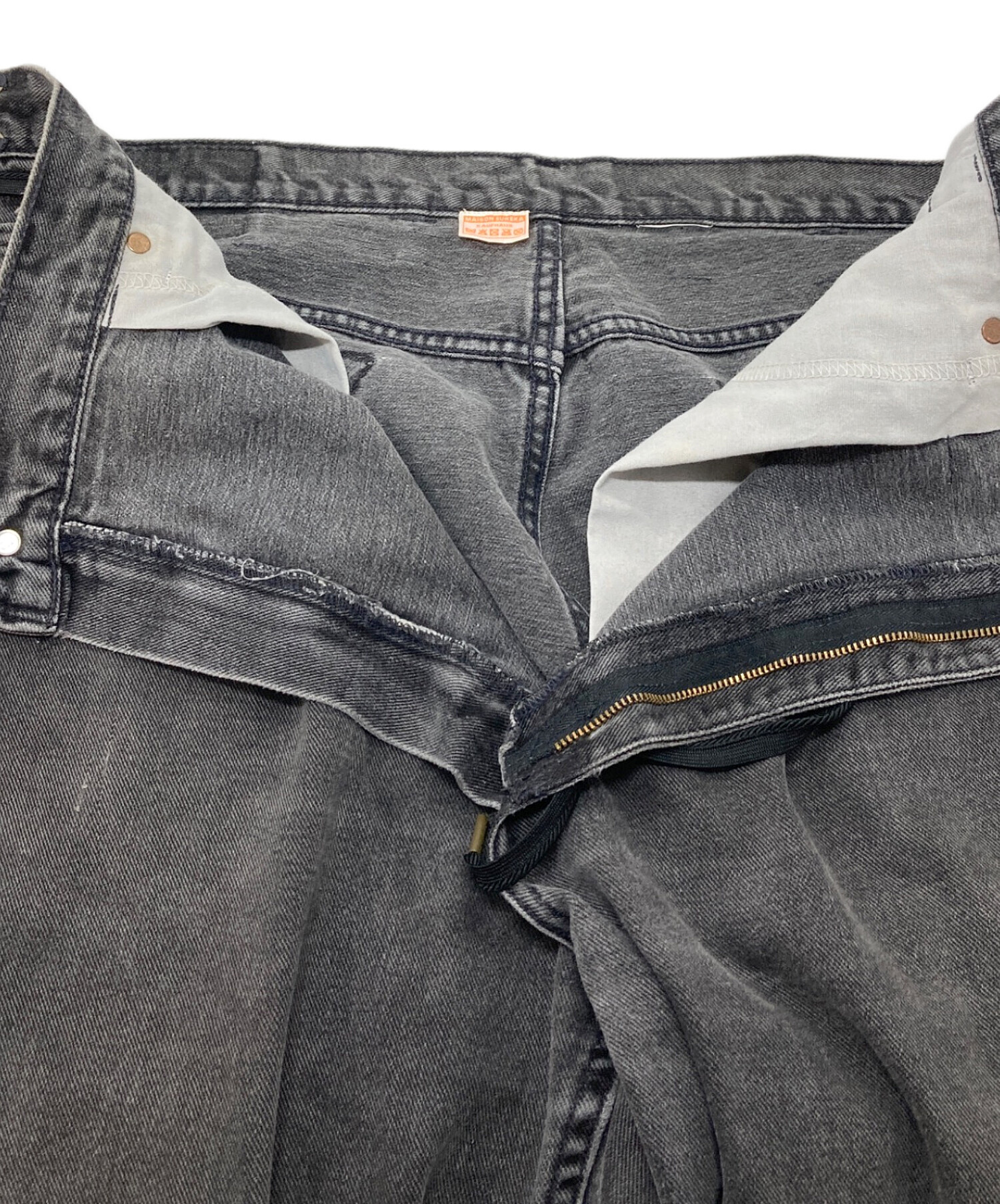 maison eureka ブラックデニム 中古・古着通販】MAISON EUREKA (メゾンエウレカ) ブラックデニム