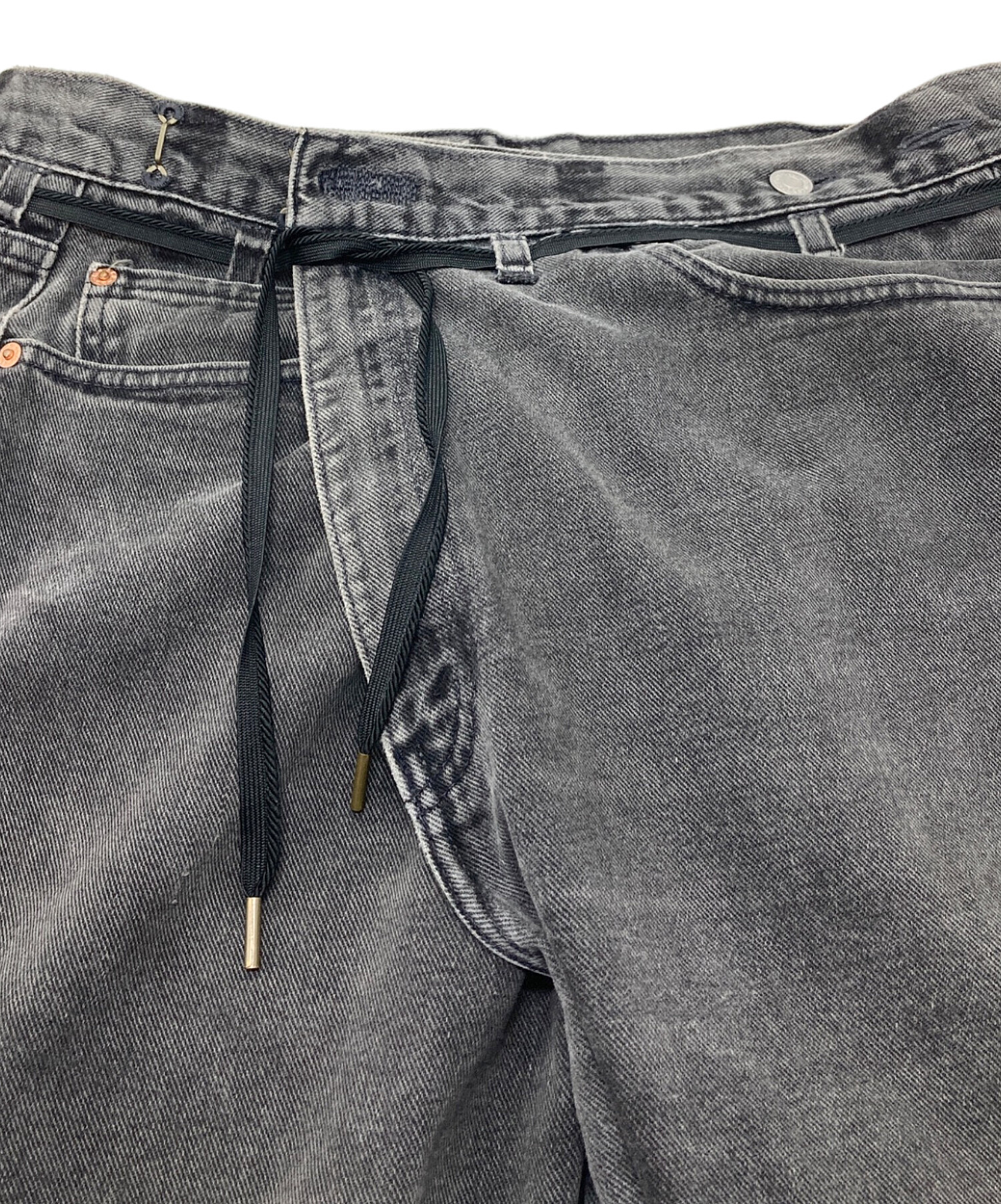 中古・古着通販】MAISON EUREKA (メゾンエウレカ) ブラックデニム 中古・古着通販】MAISON EUREKA (メゾンエウレカ) ブラックデニム