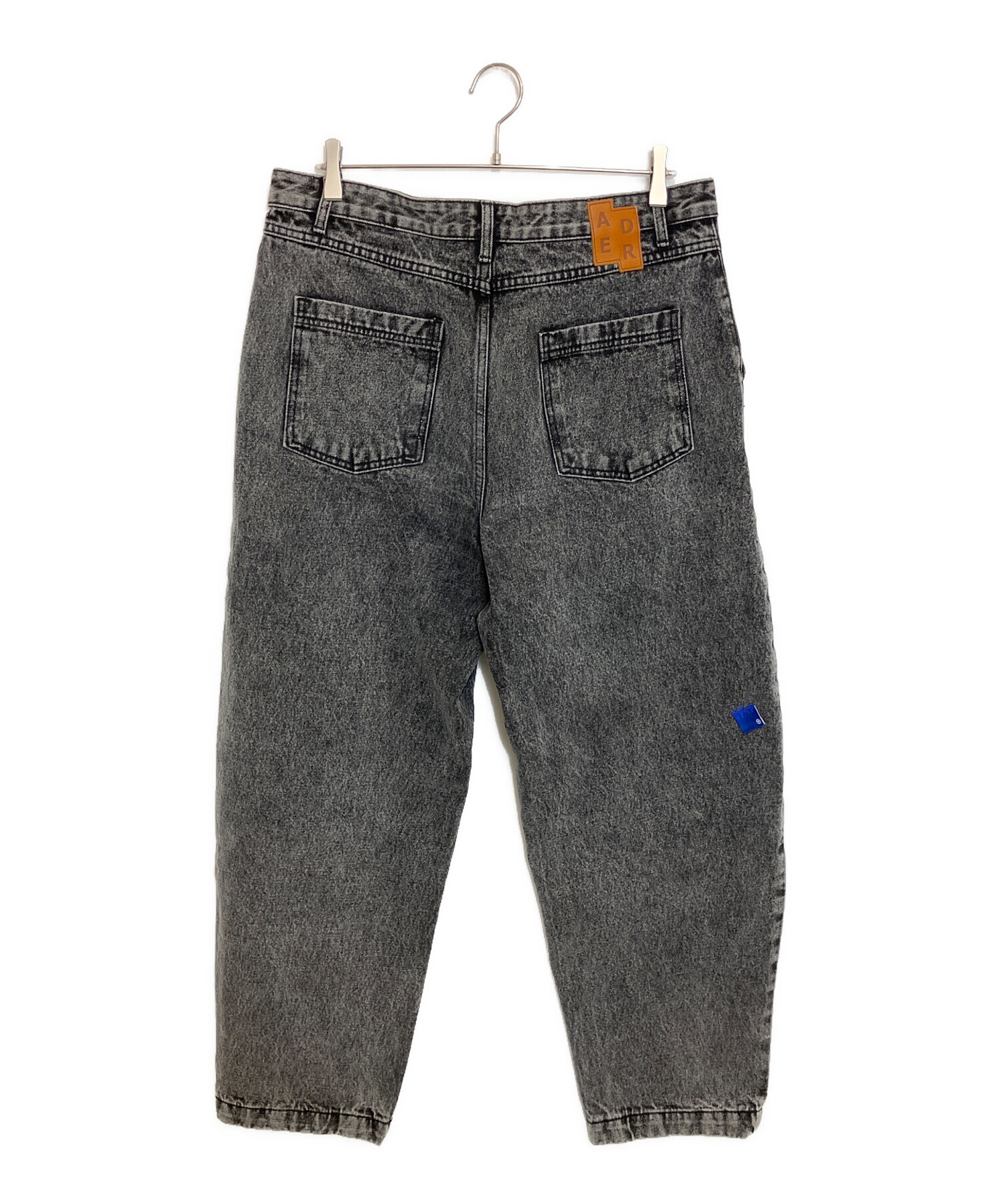 中古・古着通販】ADER error (アーダーエラー) デニムパンツ ブラック