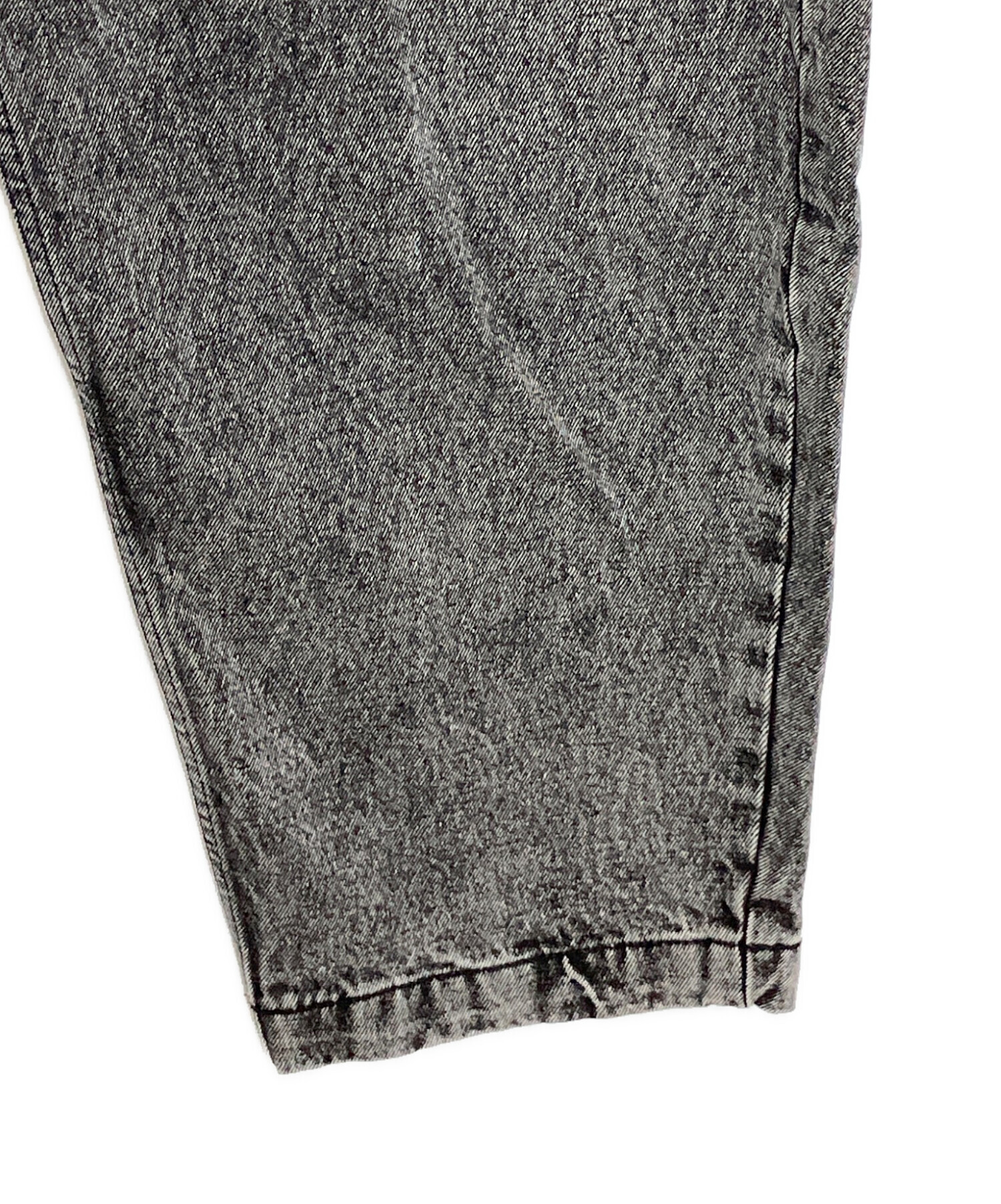 中古・古着通販】ADER error (アーダーエラー) デニムパンツ ブラック