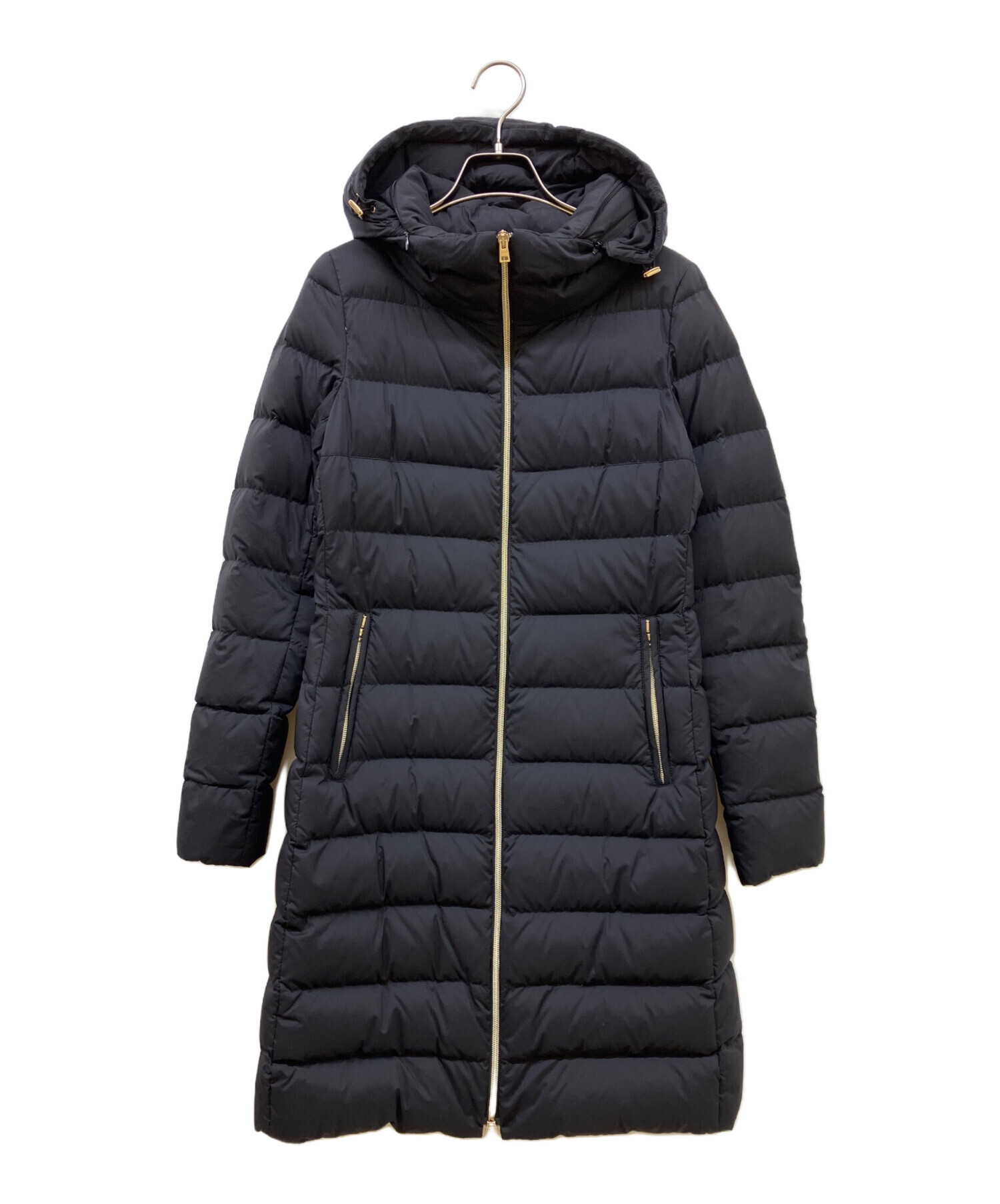 中古・古着通販】HERNO (ヘルノ) フード付きダウンコート ネイビー