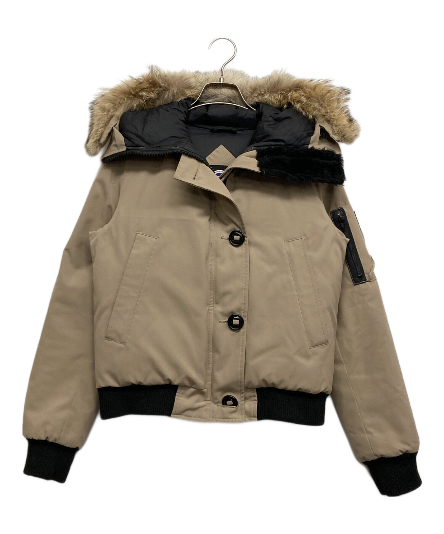 カナダグース Jasper Parka ダウンジャケット ベージュ S 中古・古着通販】CANADA GOOSE (カナダグース) JASPER PARKA ベージュ