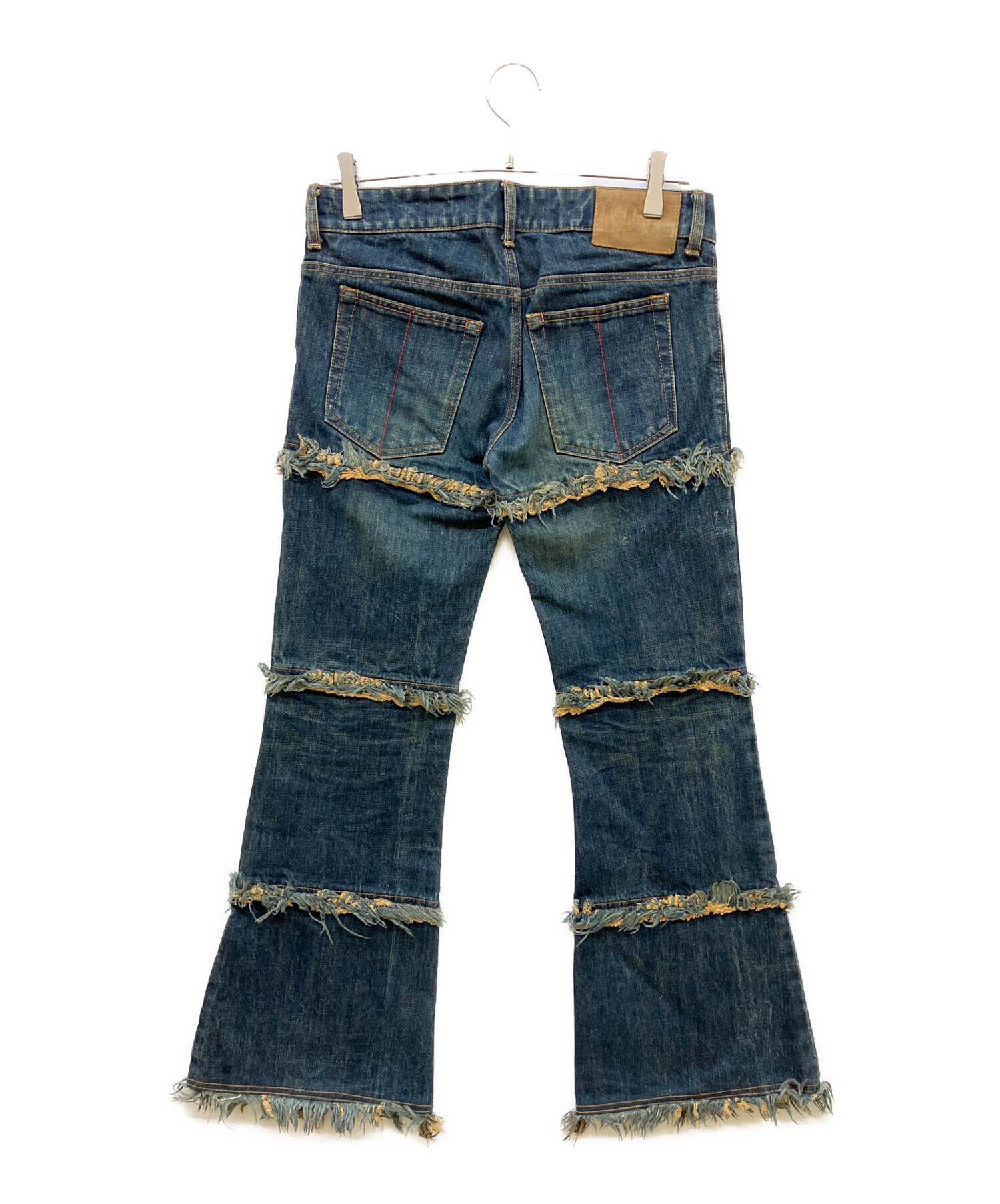 中古・古着通販】L.G.B (ルグランブルー) フリンジフレアデニムパンツ