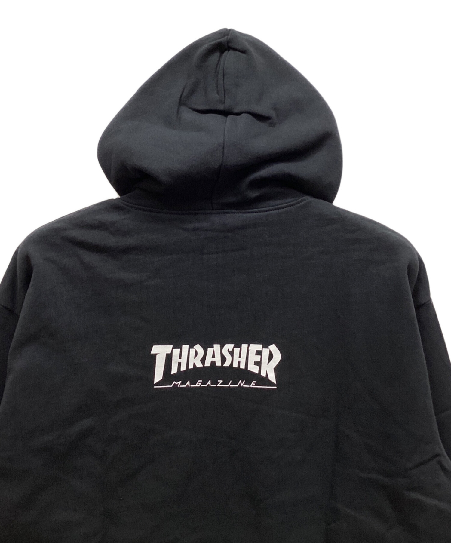 中古・古着通販】THRASHER (スラッシャー) パーカー ブラック サイズ:L