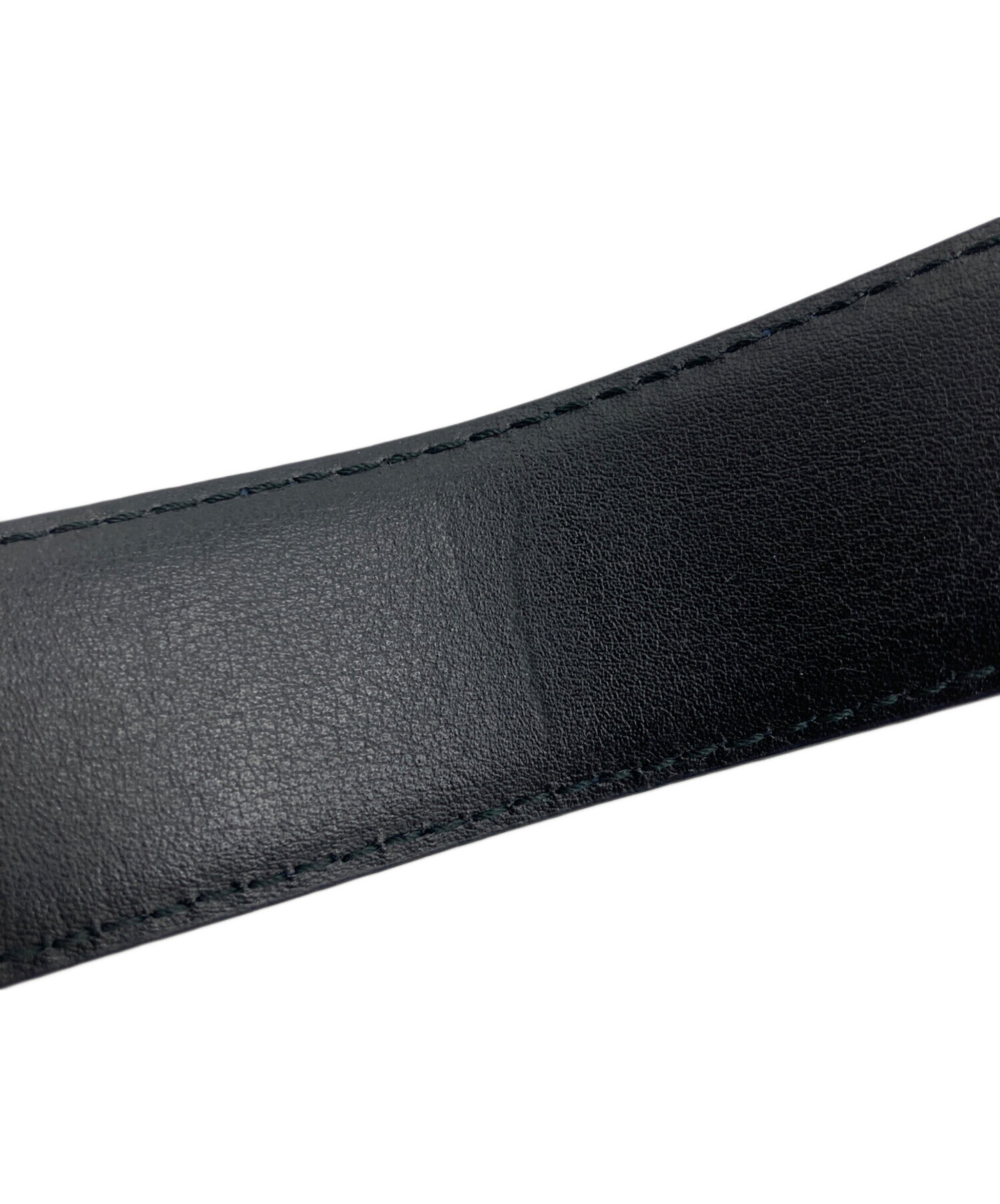 中古・古着通販】dunhill (ダンヒル) レザーベルト ネイビー｜ブランド