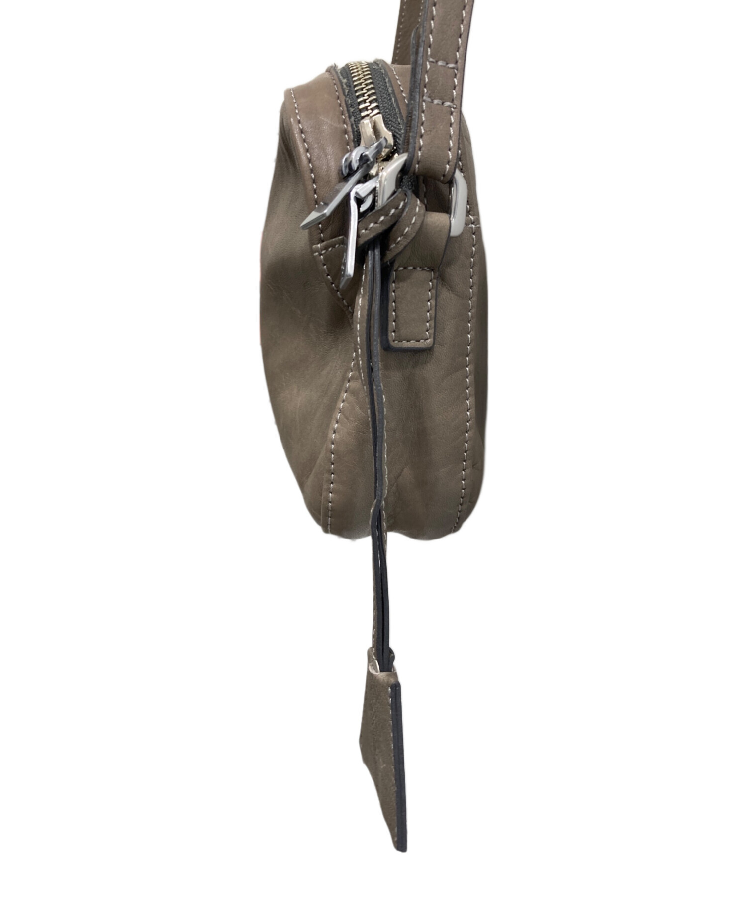 【本日限定】中古品 aniary カモフラレザー　ショルダーバッグ aniary】2Way 黒 オールレザー ショルダーバッグ 大容量 迷彩柄 - メルカリ