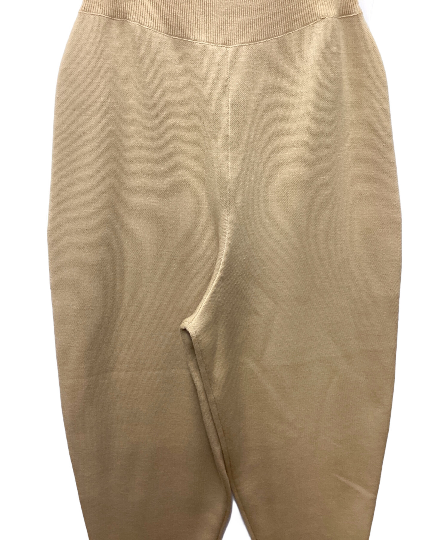 中古・古着通販】ENFOLD (エンフォルド) ニットパンツ ベージュ サイズ