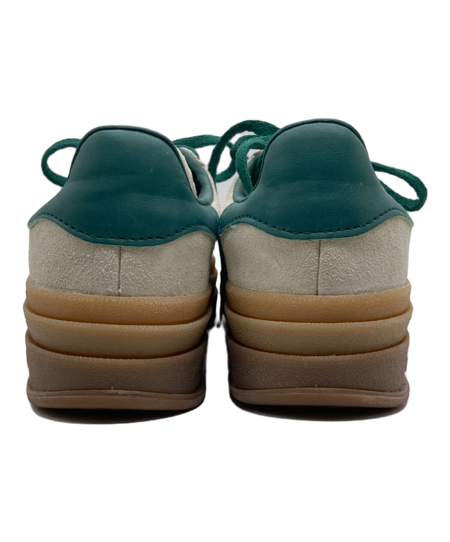 adidas アディダス スニーカー レディース 【古着】【中古】 中古・古着通販】adidas (アディダス) スニーカー ホワイト×グリーン