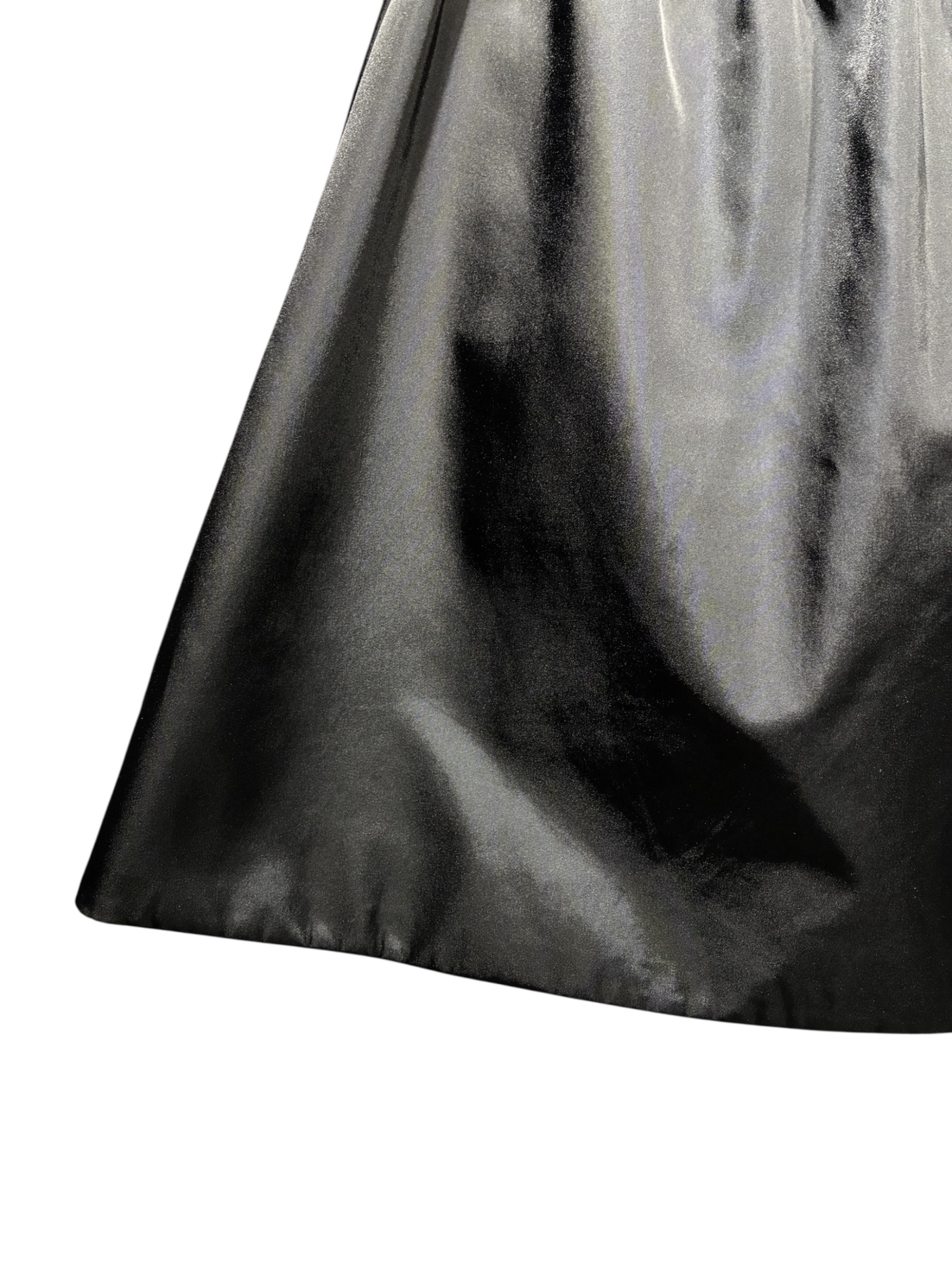 中古・古着通販】PRADA (プラダ) ジップフレアスカート ブラック