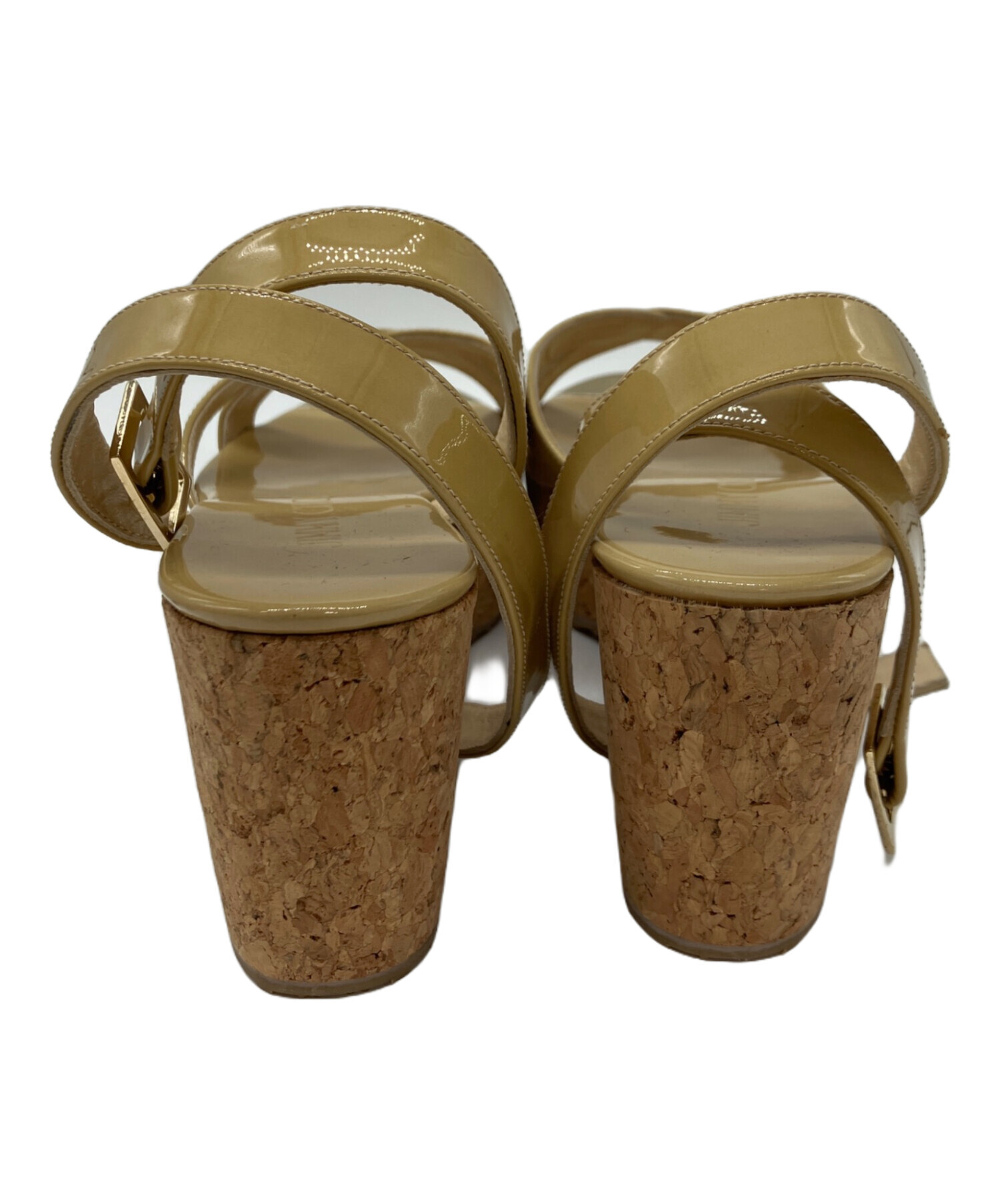 中古・古着通販】JIMMY CHOO (ジミーチュウ) ウェッジソールサンダル 