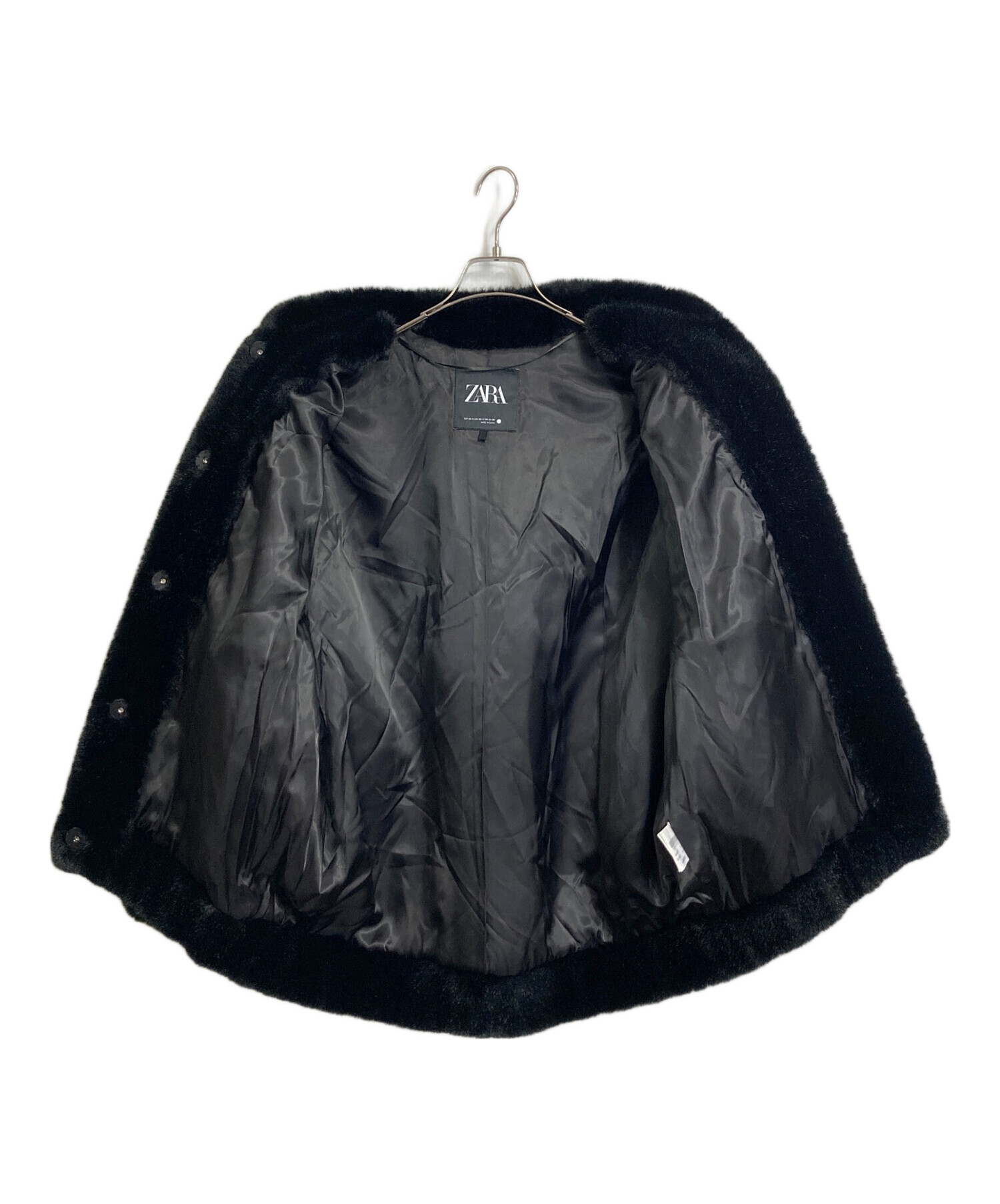 中古・古着通販】ZARA (ザラ) フェイクファー ボンバージャケット