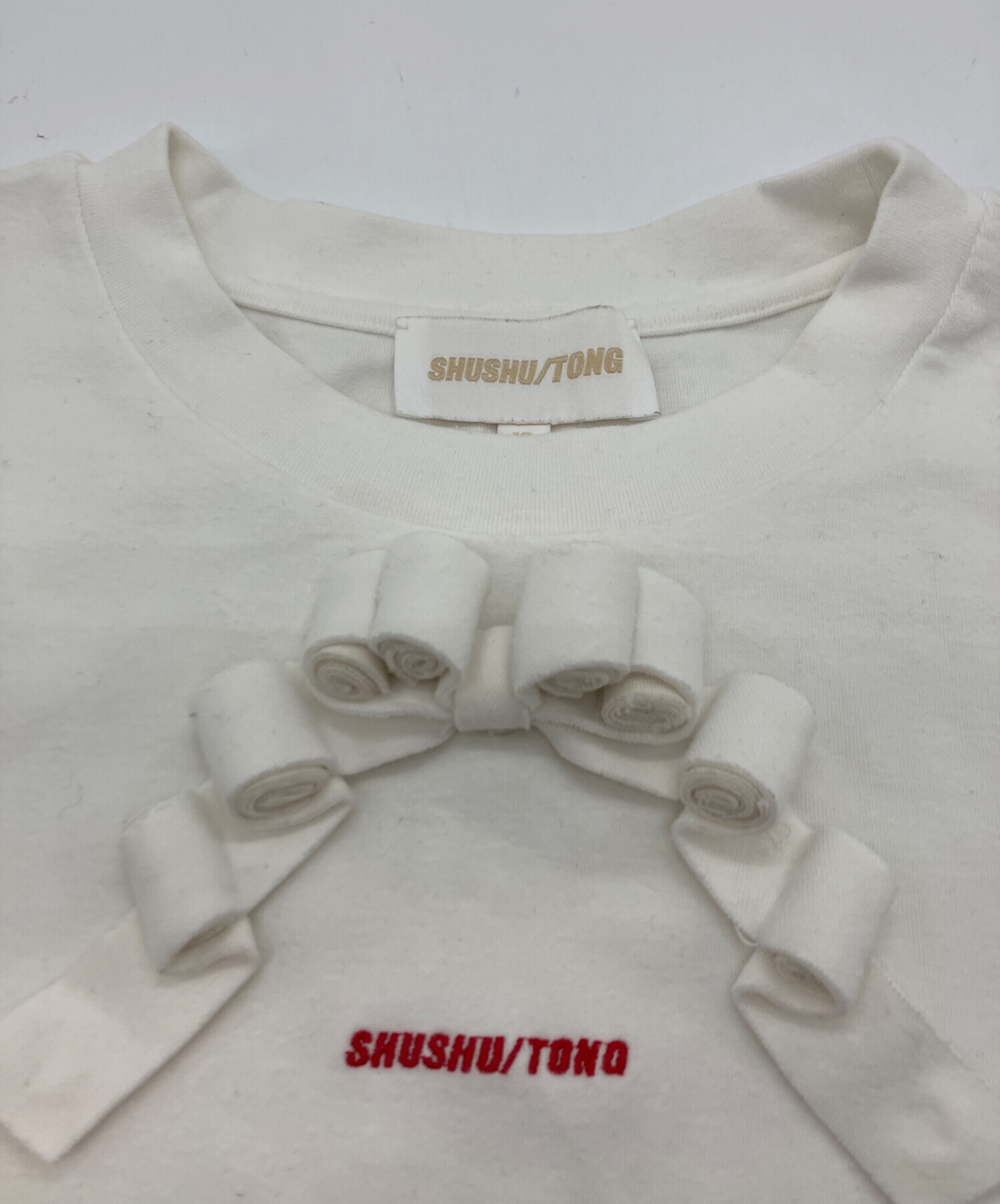 中古・古着通販】SHUSHU/TONG (シュシュトング) 3DリボンショートT