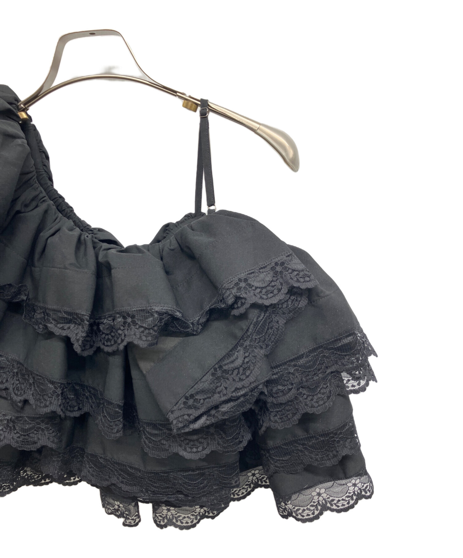 中古・古着通販】Bibiy. (ビビィ) COLENNE BUSTIER TOP ブラック