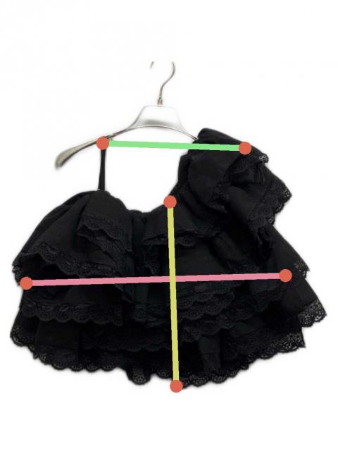 中古・古着通販】Bibiy. (ビビィ) COLENNE BUSTIER TOP ブラック