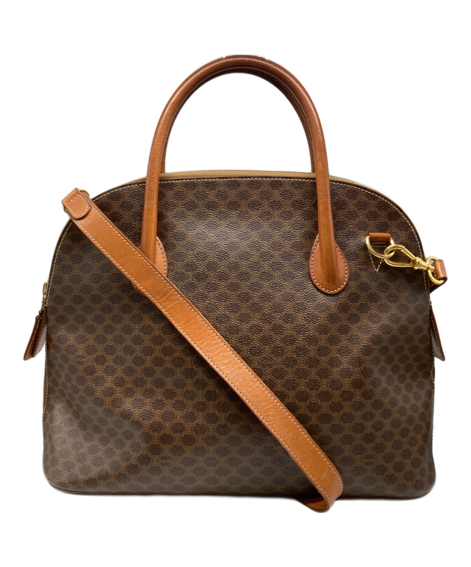 中古・古着通販】CELINE (セリーヌ) マカダム柄 2WAYショルダーバッグ 